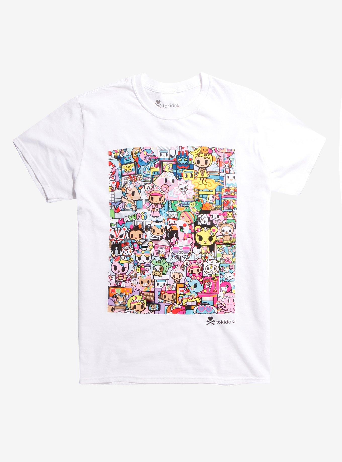 Tokidoki Kawaii Metropolis T-Shirt, WHITE, hi-res