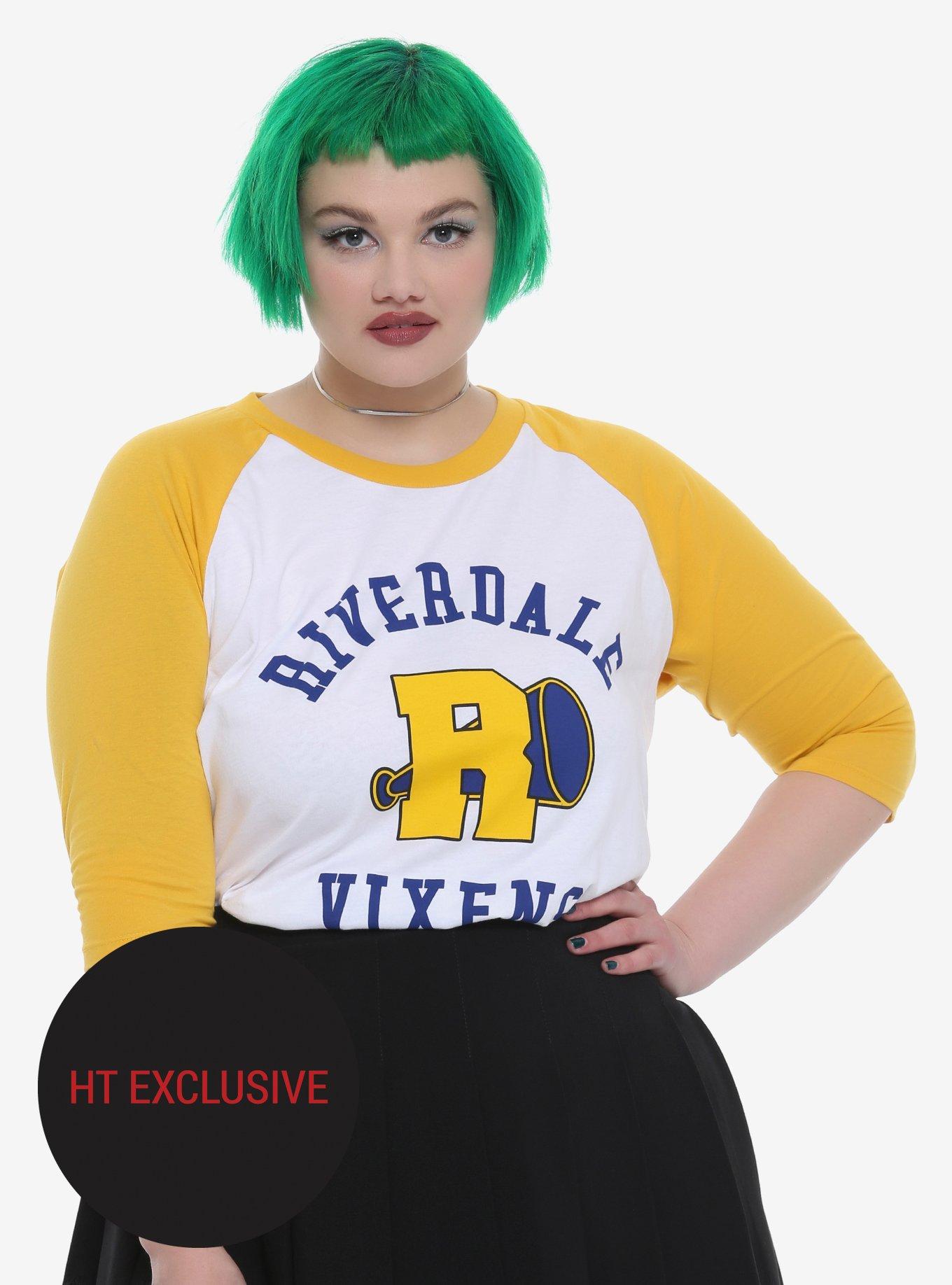 Riverdale Vixens Girls Raglan Plus Size Hot Topic Exclusive, MULTI, hi-res