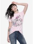 Disney Sleeping Beauty Floral Sketch Girls T-Shirt, PINK, hi-res