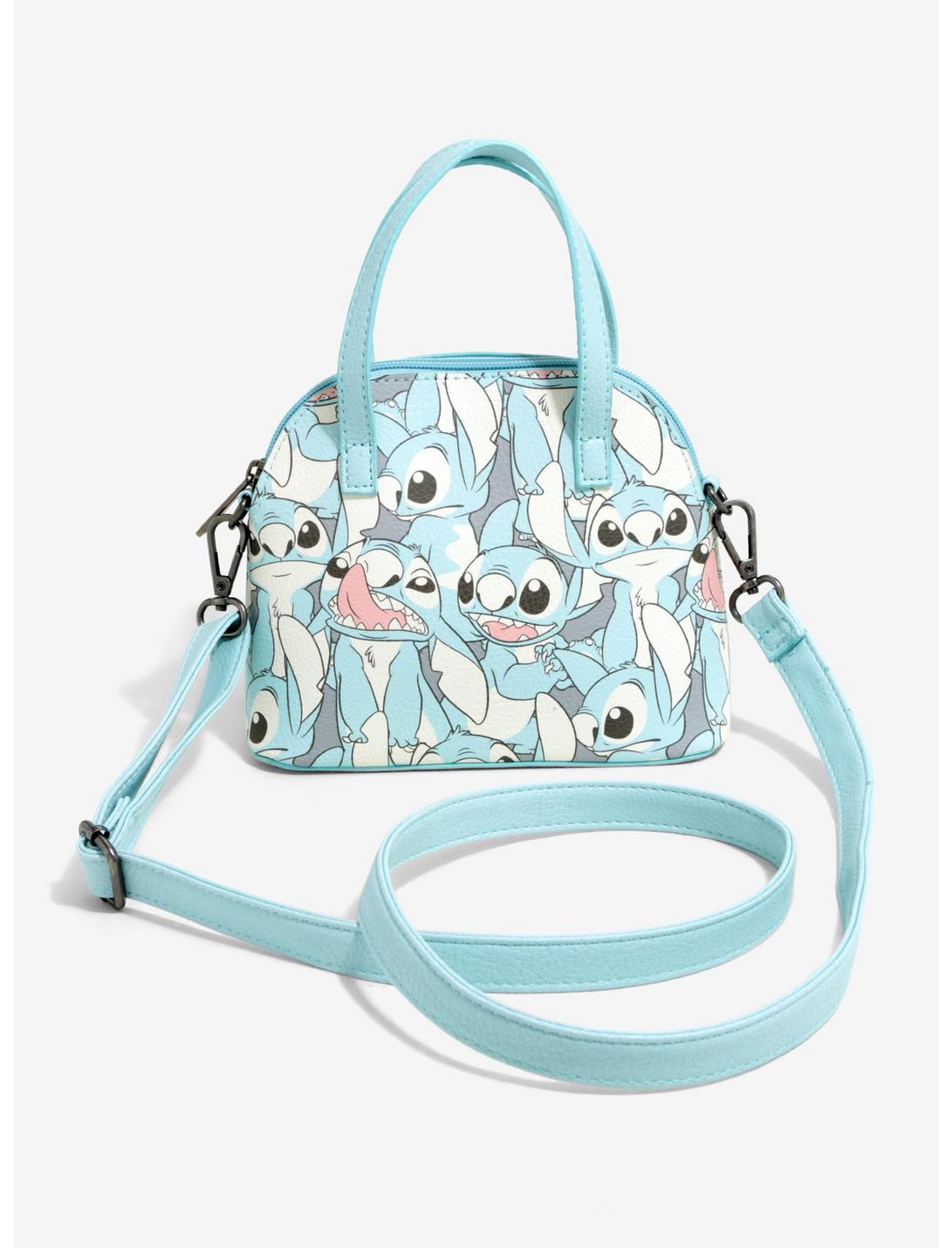 Disney Lilo & Stitch Light Blue Mini Dome Crossbody Bag, , hi-res