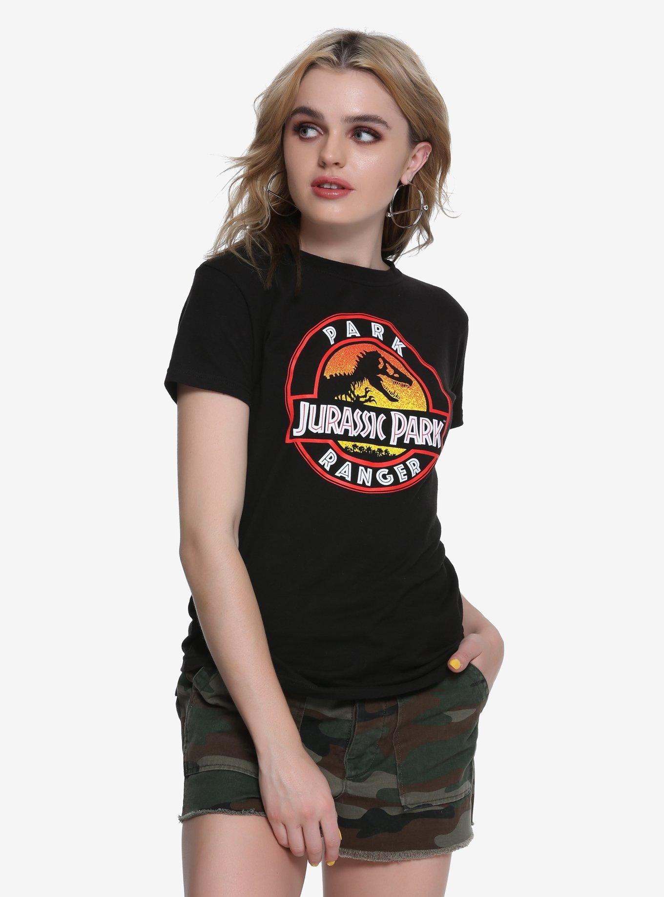 Jurassic Park Ranger Girls T-Shirt, HEATHER GREY, hi-res