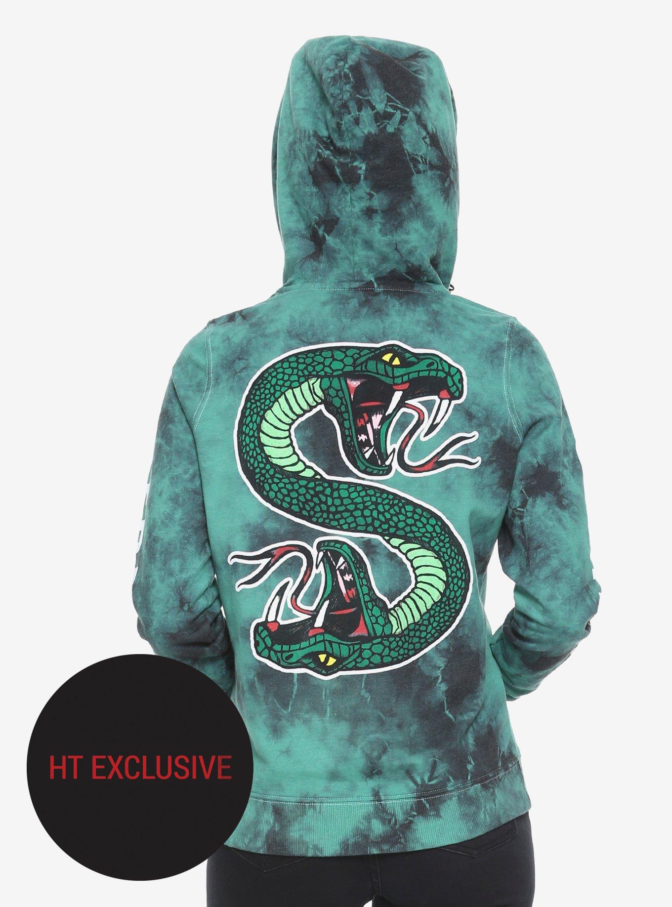 Riverdale Southside Serpents Tie-Dye Girls Hoodie Hot Topic Exclusive, TIE DYE, hi-res