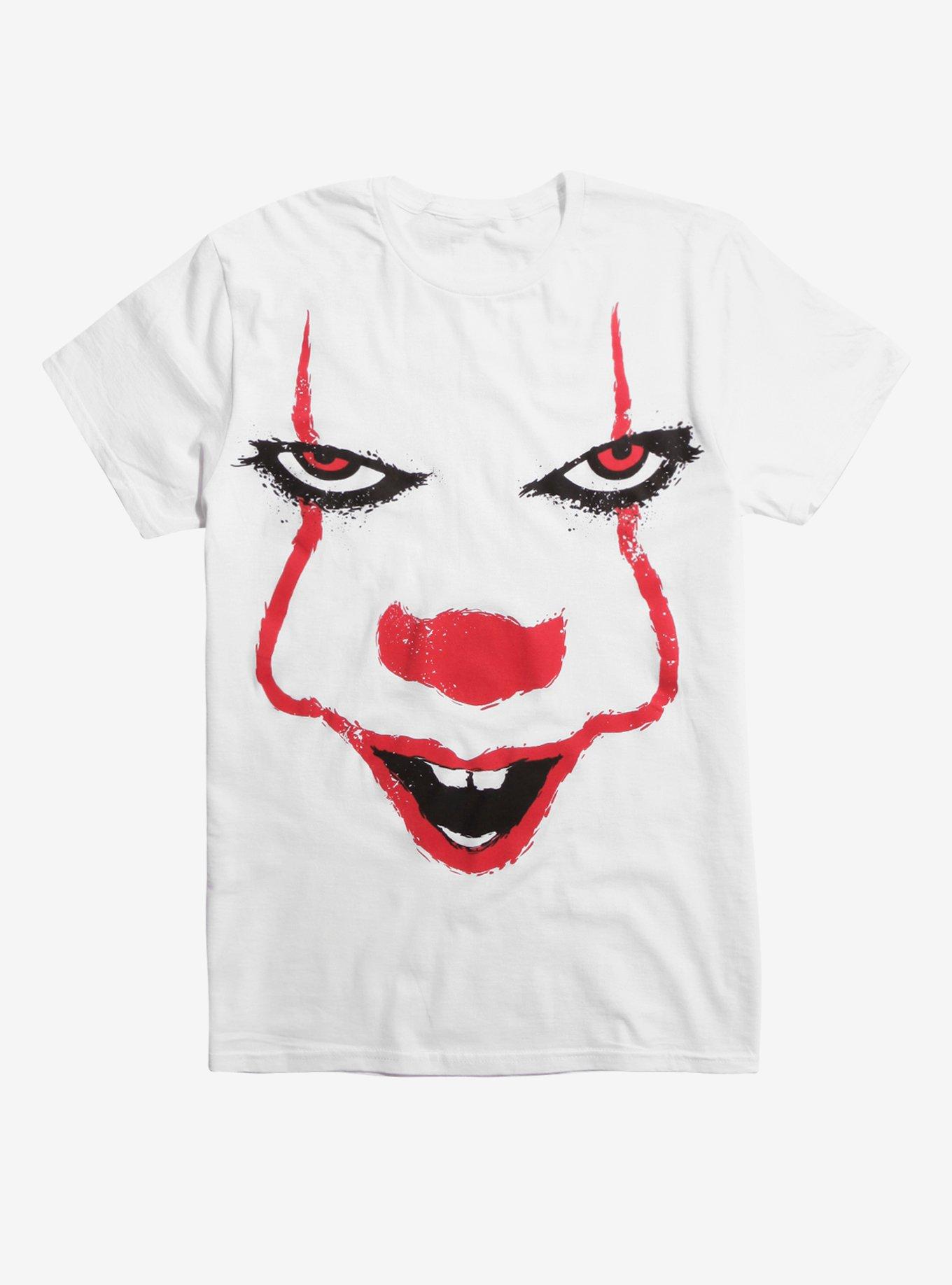 It Pennywise Big Face T-Shirt, BLACK, hi-res