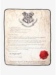 Harry Potter Acceptance Letter Throw Blanket, , hi-res