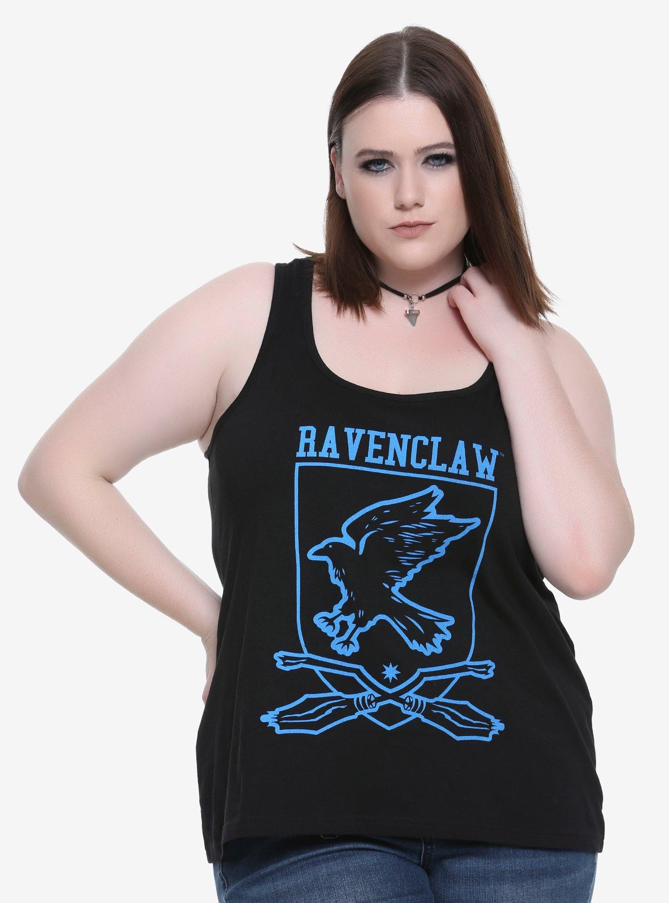 Harry Potter Ravenclaw Girls Tank Top Plus Size, BLACK, hi-res