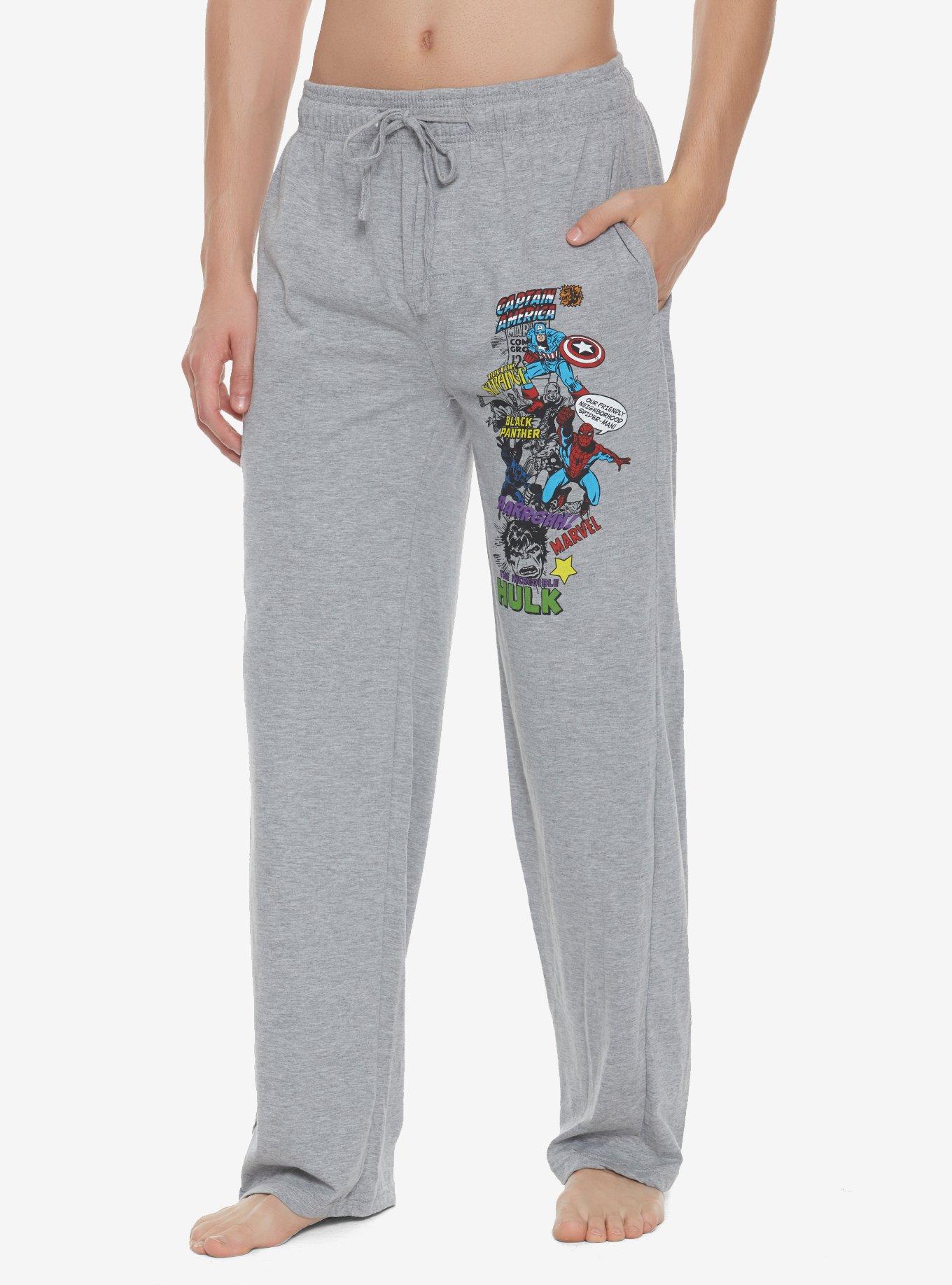 Marvel Avengers Classic Comic Print Guys Pajama Pants, MULTI, hi-res