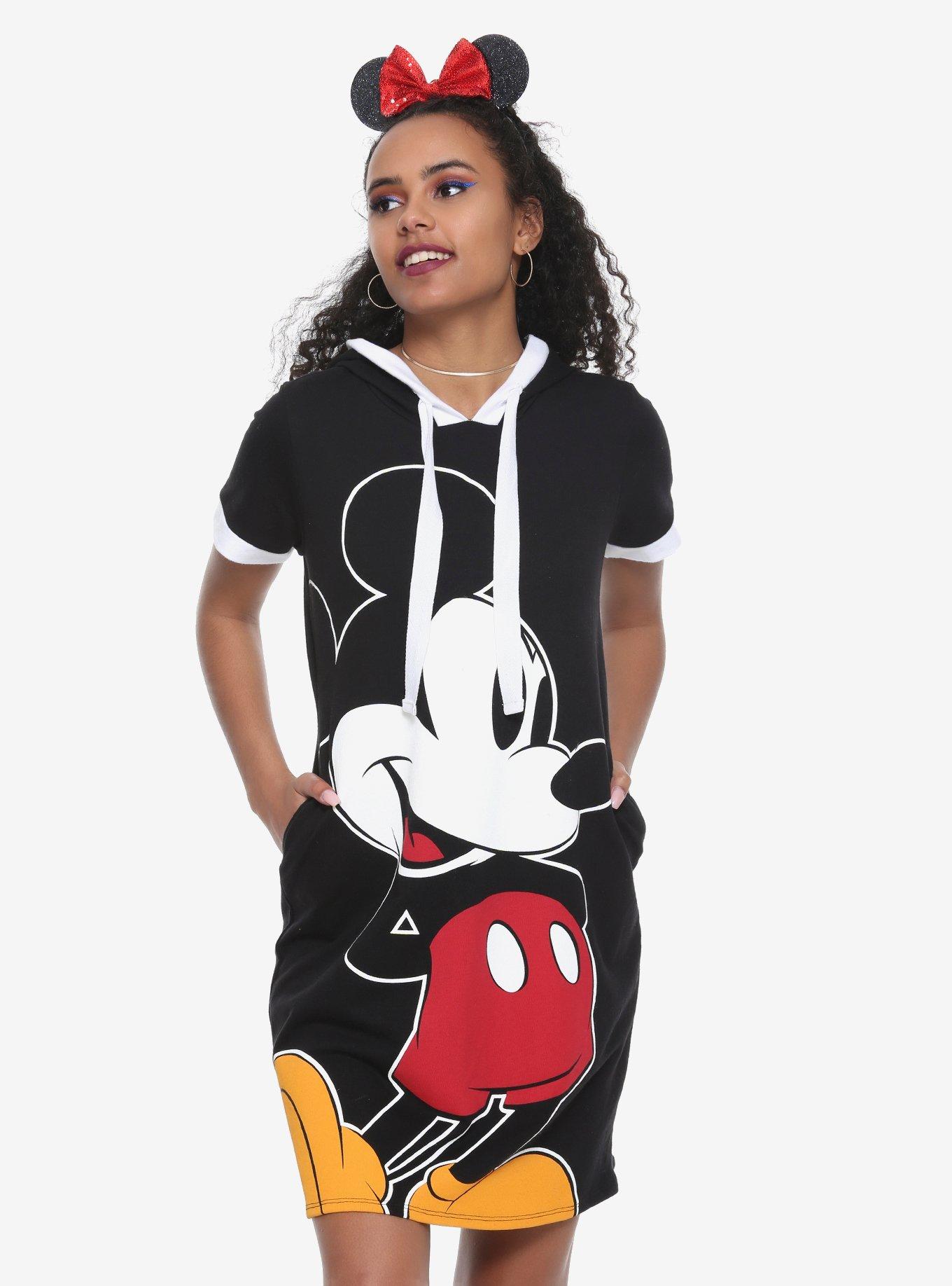 Disney Mickey Mouse Face Hooded Dress | Hot Topic