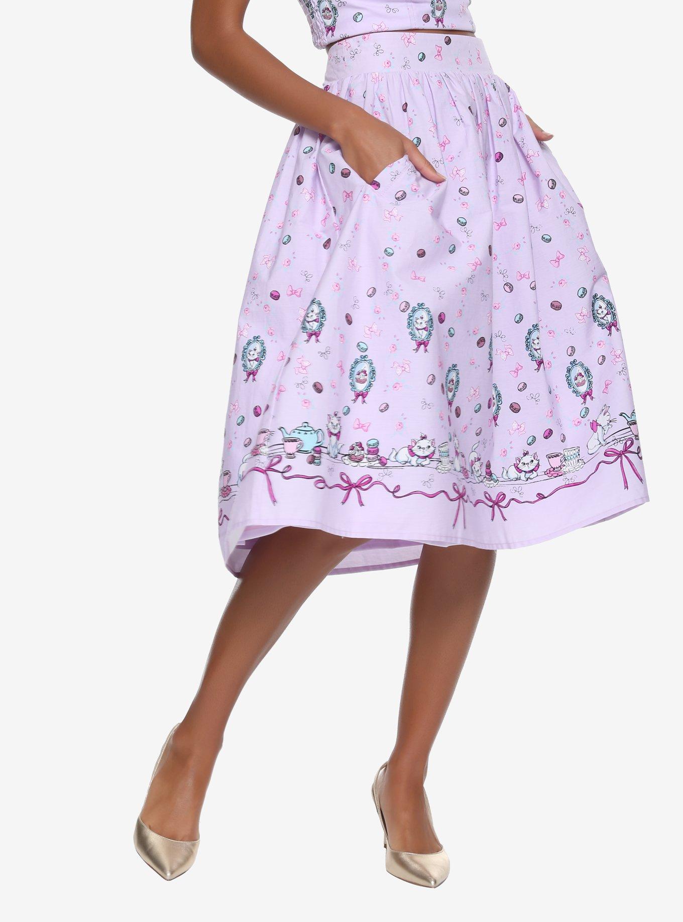 Disney The Aristocats Marie Retro Skirt, LILAC, hi-res