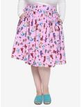 Disney Alice In Wonderland Retro Skirt Plus Size, LIGHT PINK, hi-res