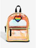 Pride Heart Iridescent Mini Backpack, , hi-res