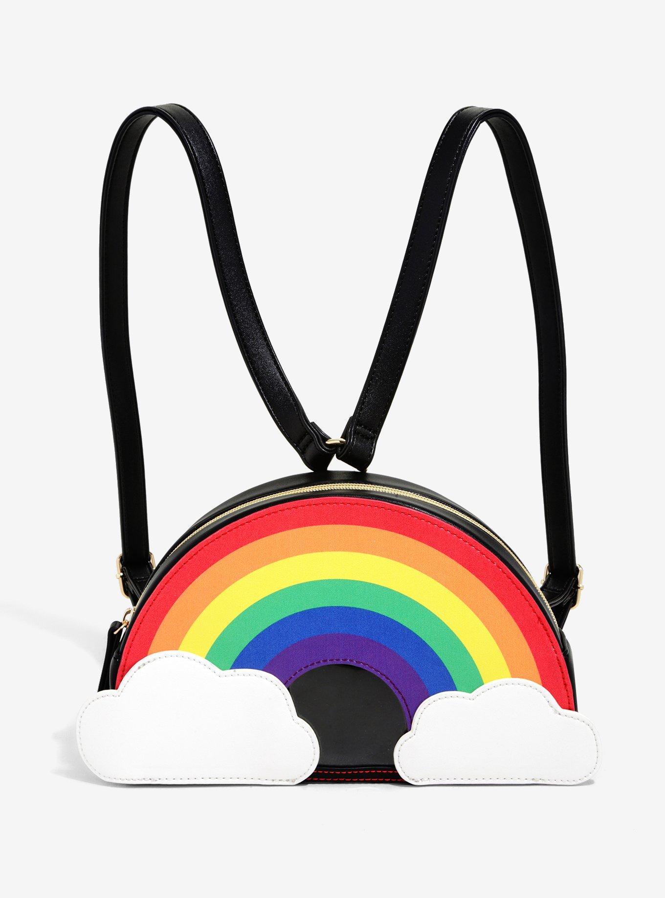 Mini shop rainbow backpack