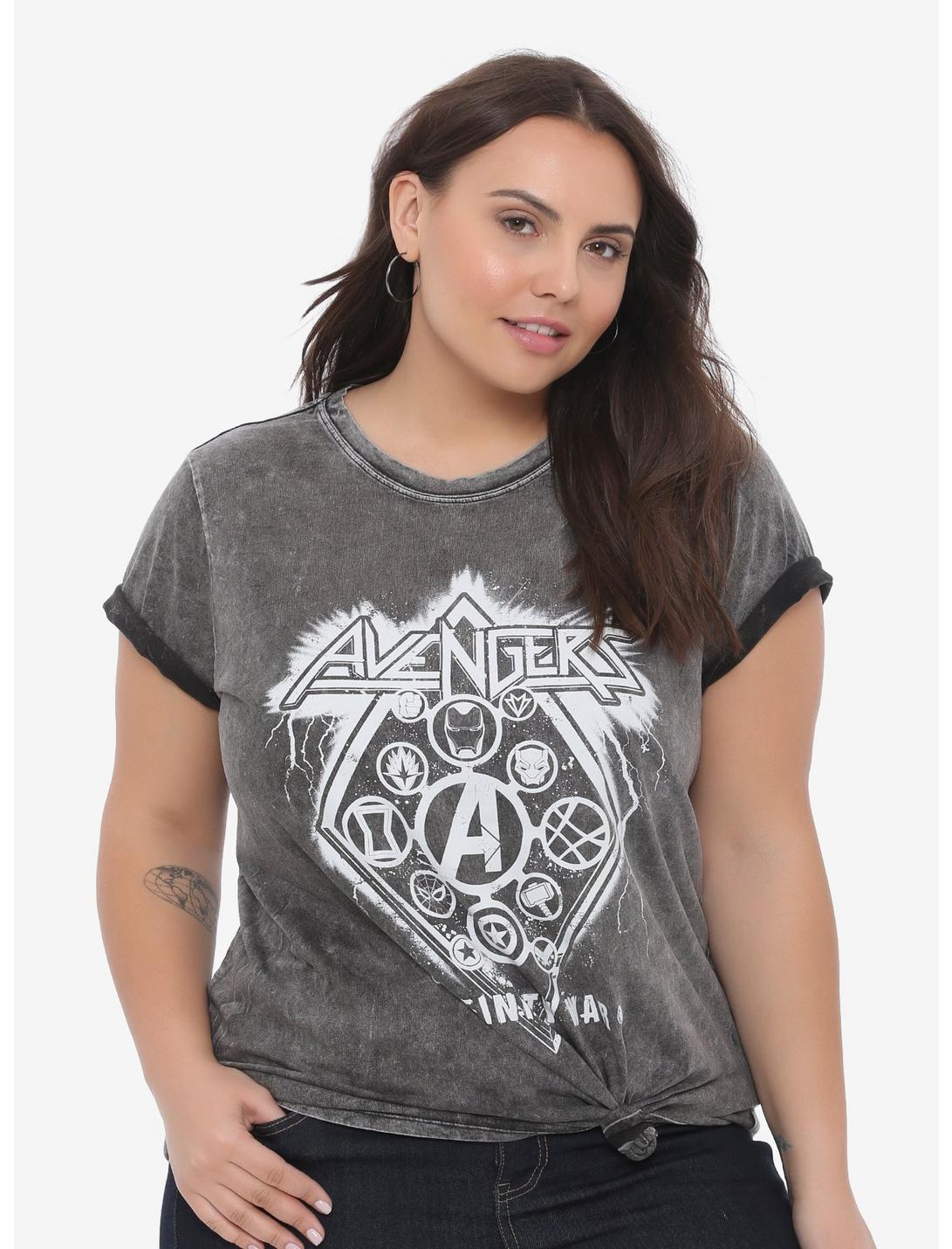 Plus Size Marvel Avengers: Infinity War Tour T-Shirt Plus Size, MULTI, hi-res