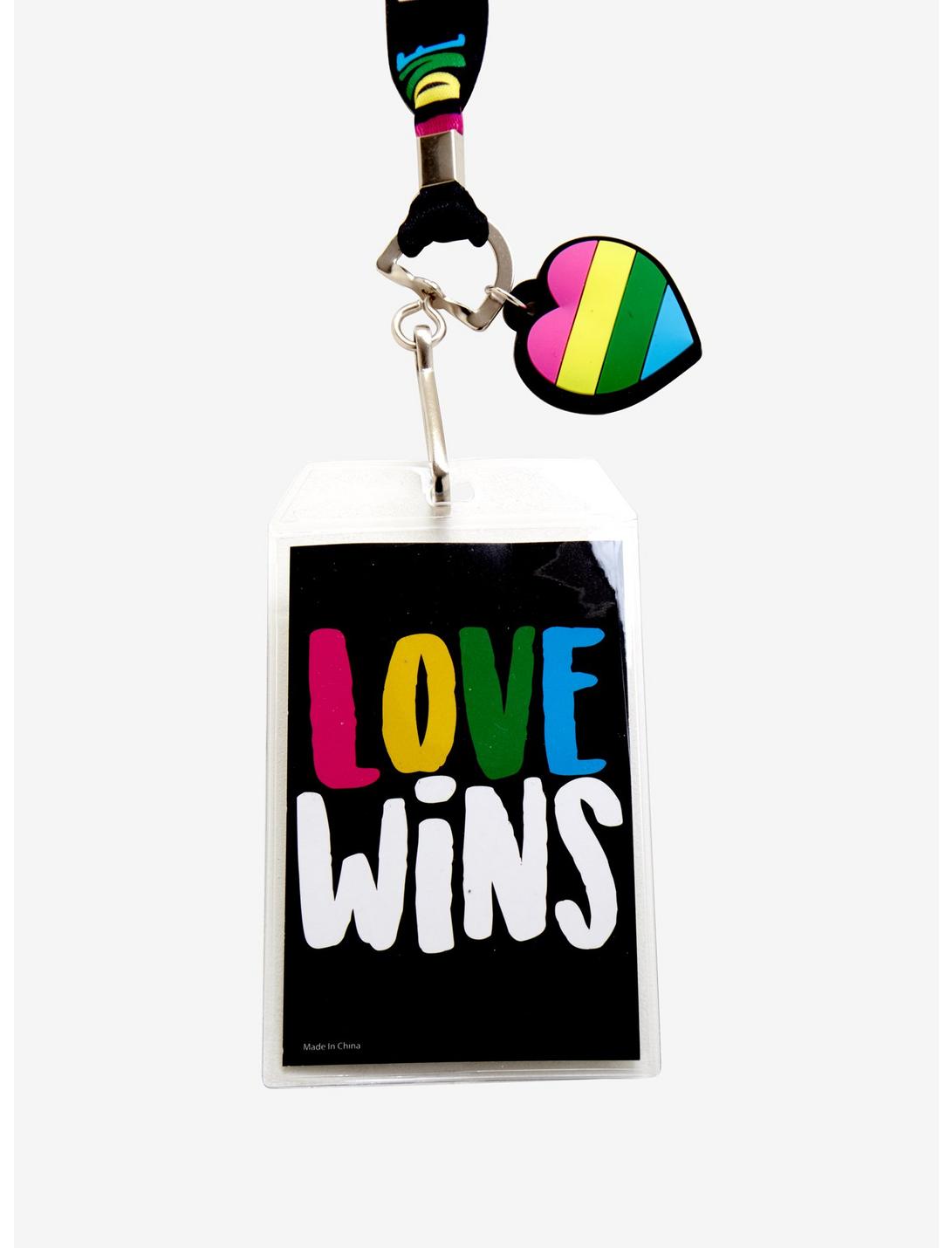 Rainbow Love Wins Lanyard, , hi-res