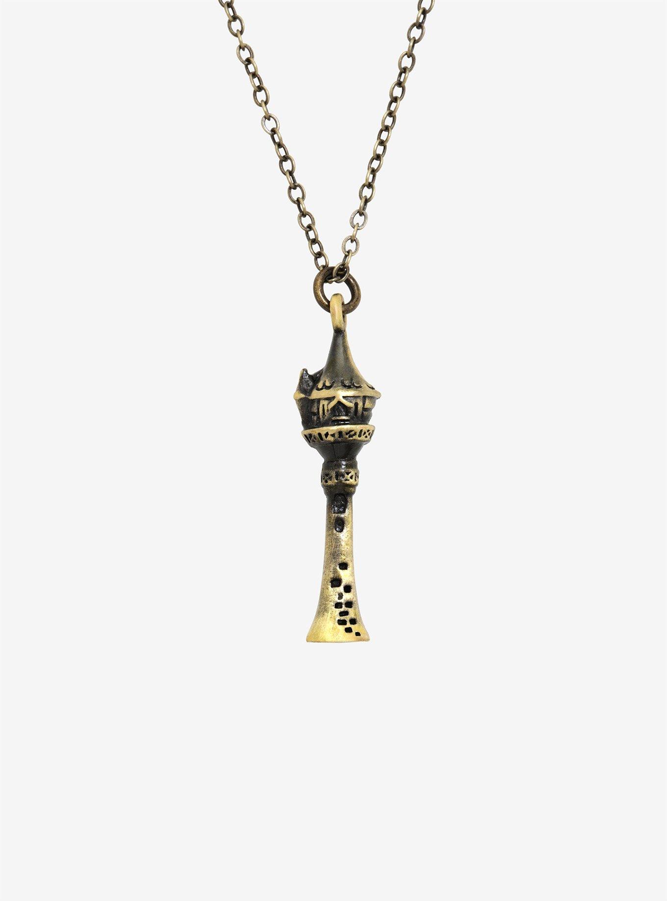 Disney Tangled Tower Necklace, , hi-res