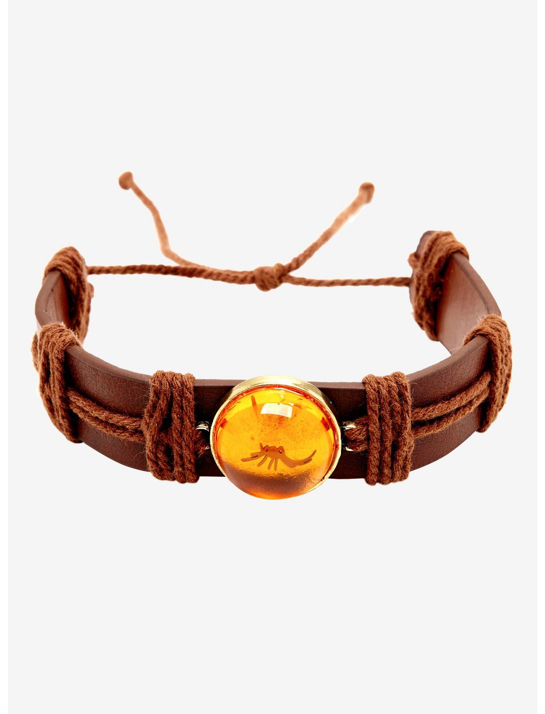 Jurassic Park Mosquito In Amber Faux Leather Bracelet, , hi-res