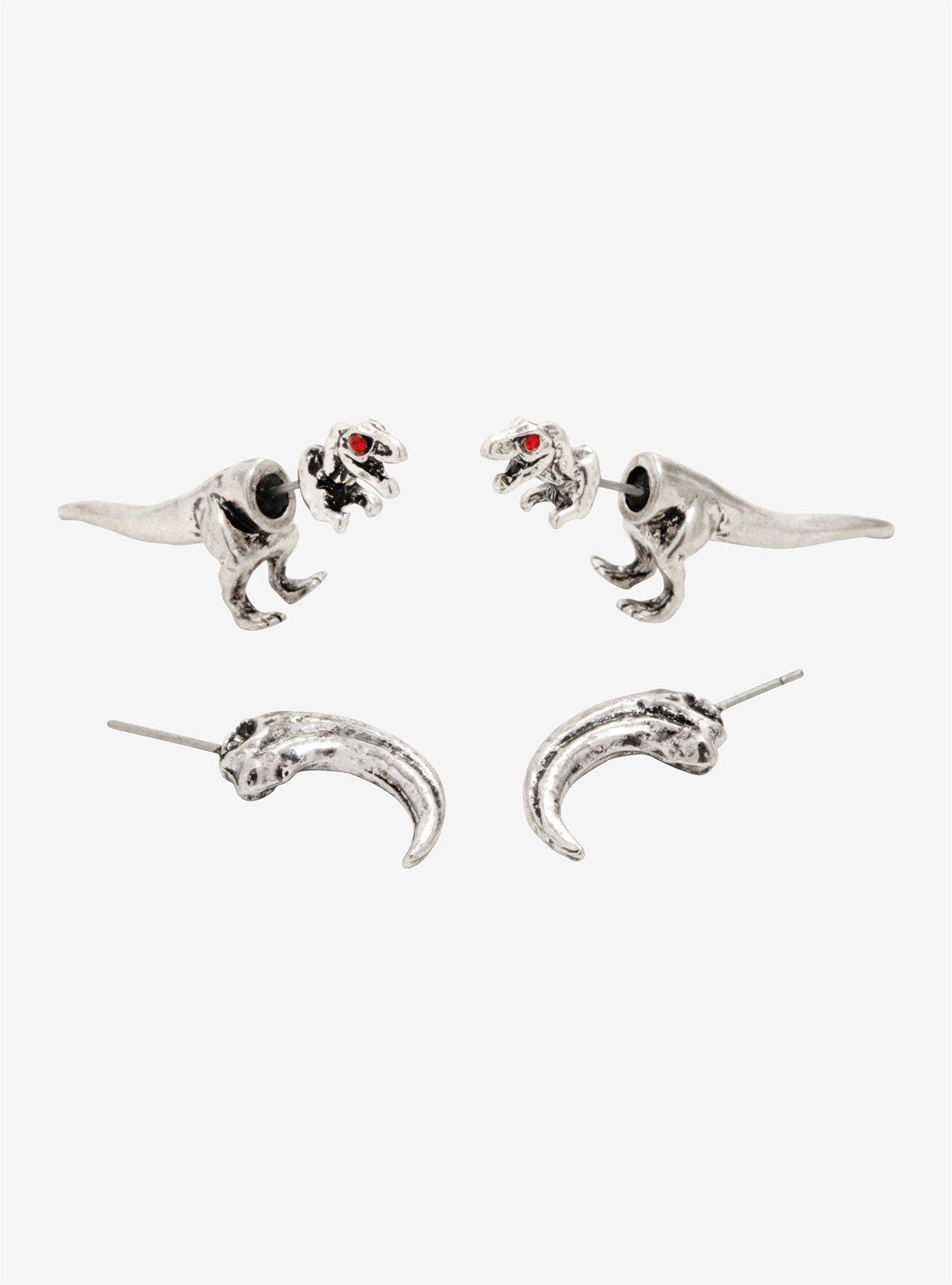 Jurassic World T-Rex Tunnels & Talon Earring Set, , hi-res