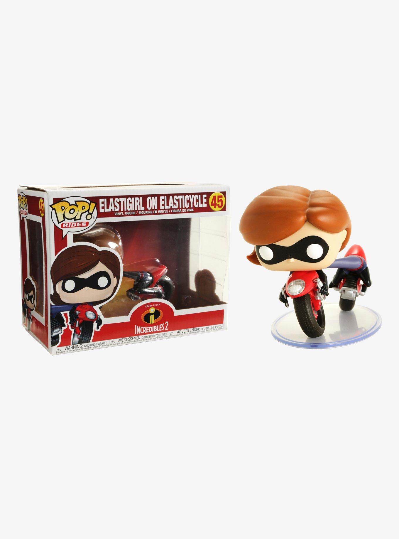 Funko Disney The Incredibles 2 Pop! Rides Elastigirl On Elasticycle Vinyl Figure, , hi-res