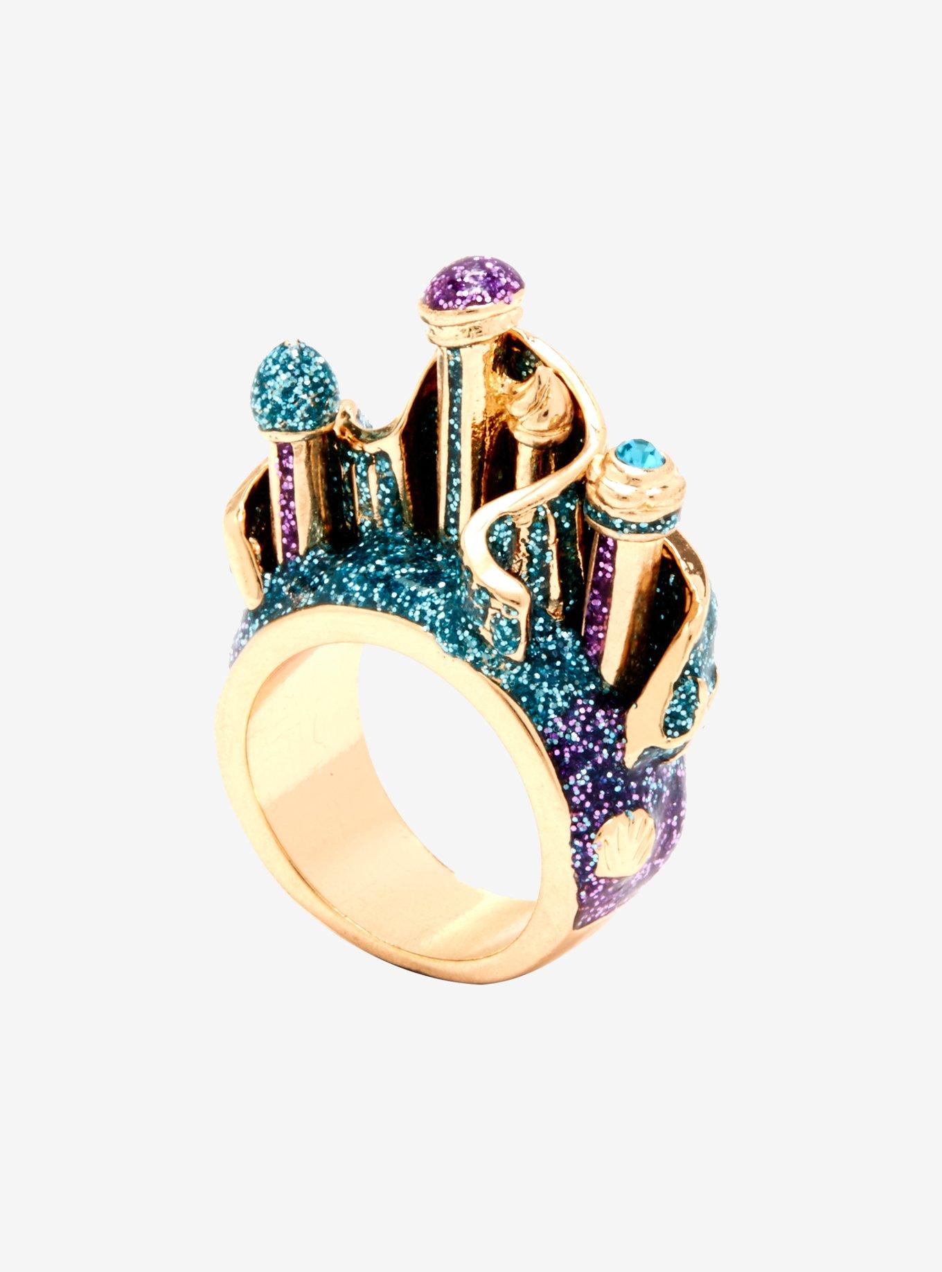 Her Universe Disney The Little Mermaid Triton's Palace 3D Ring, , hi-res