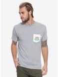 Friends Central Perk Pocket T-Shirt - BoxLunch Exclusive, GREY, hi-res