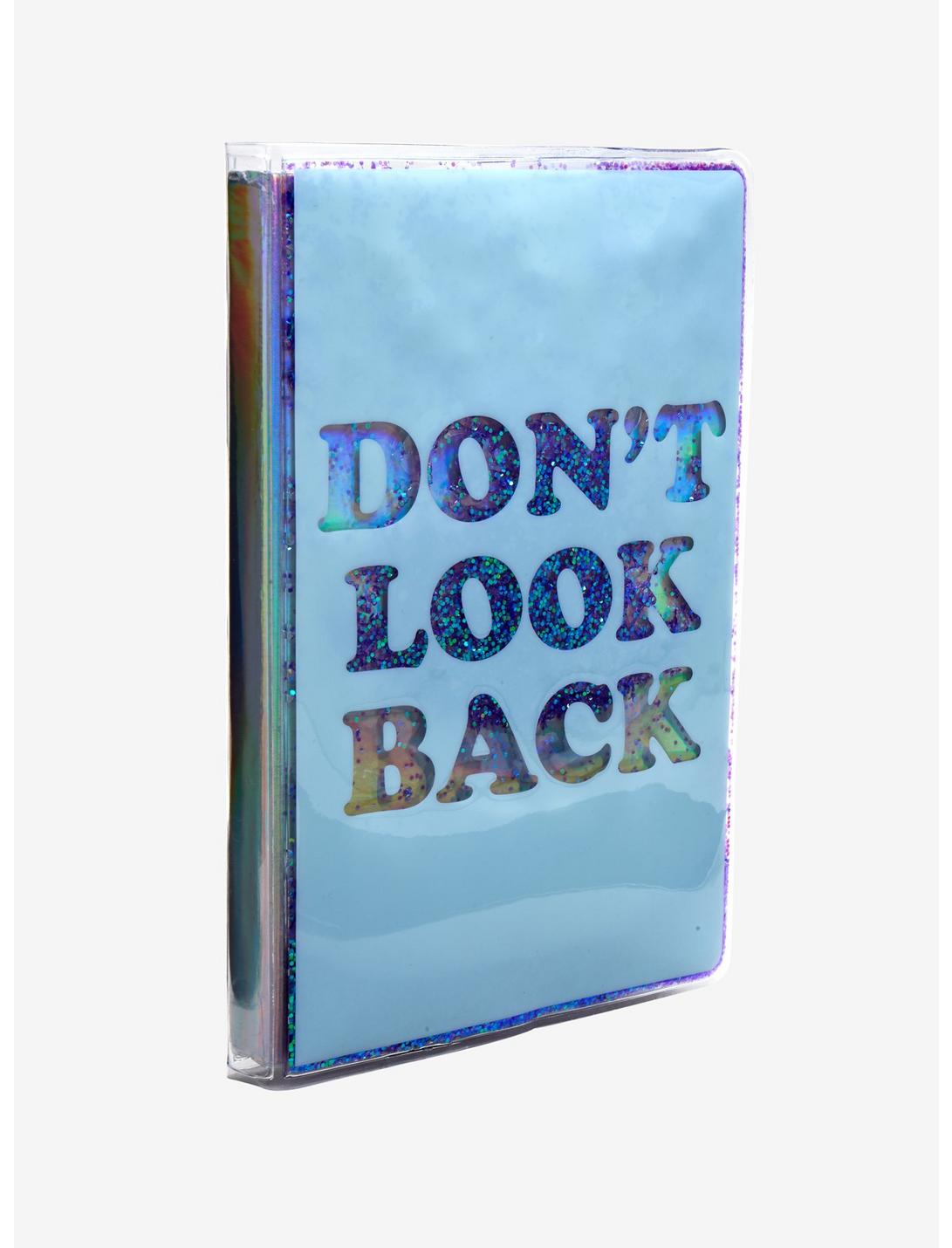 Don't Look Back Holographic Glitter Journal, , hi-res