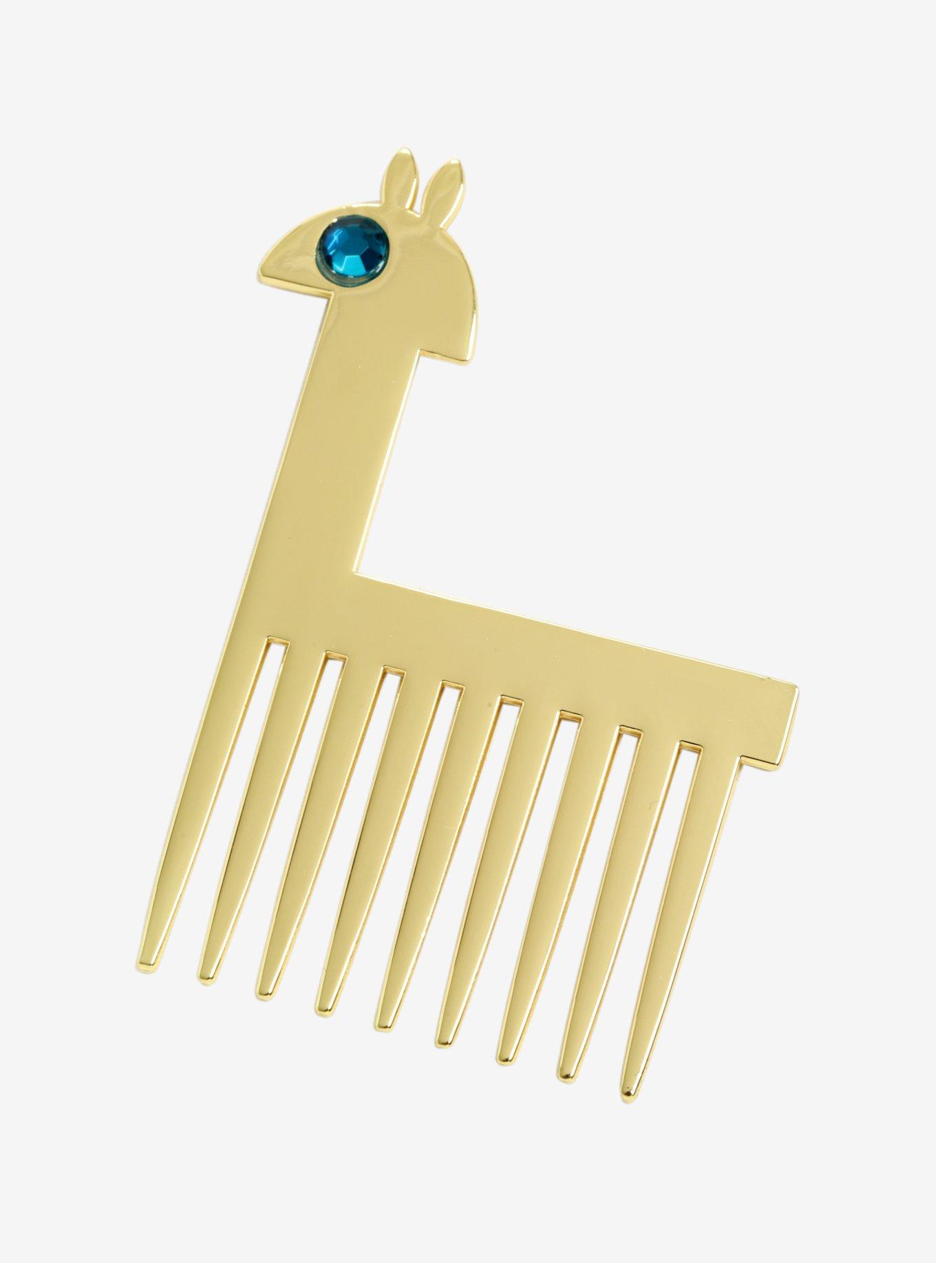Loungefly The Emperor's New Groove Golden Llama Hair Comb, , hi-res