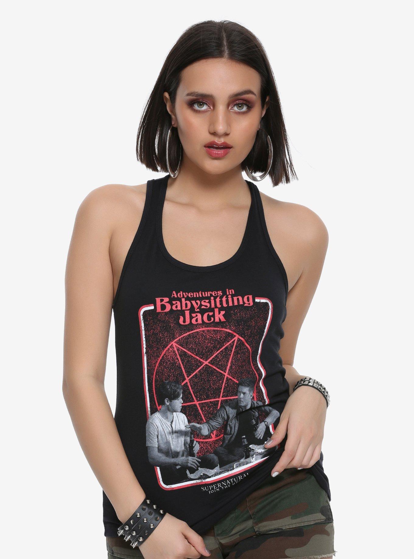 Supernatural Adventures In Babysitting Jack Girls Tank Top, RED, hi-res
