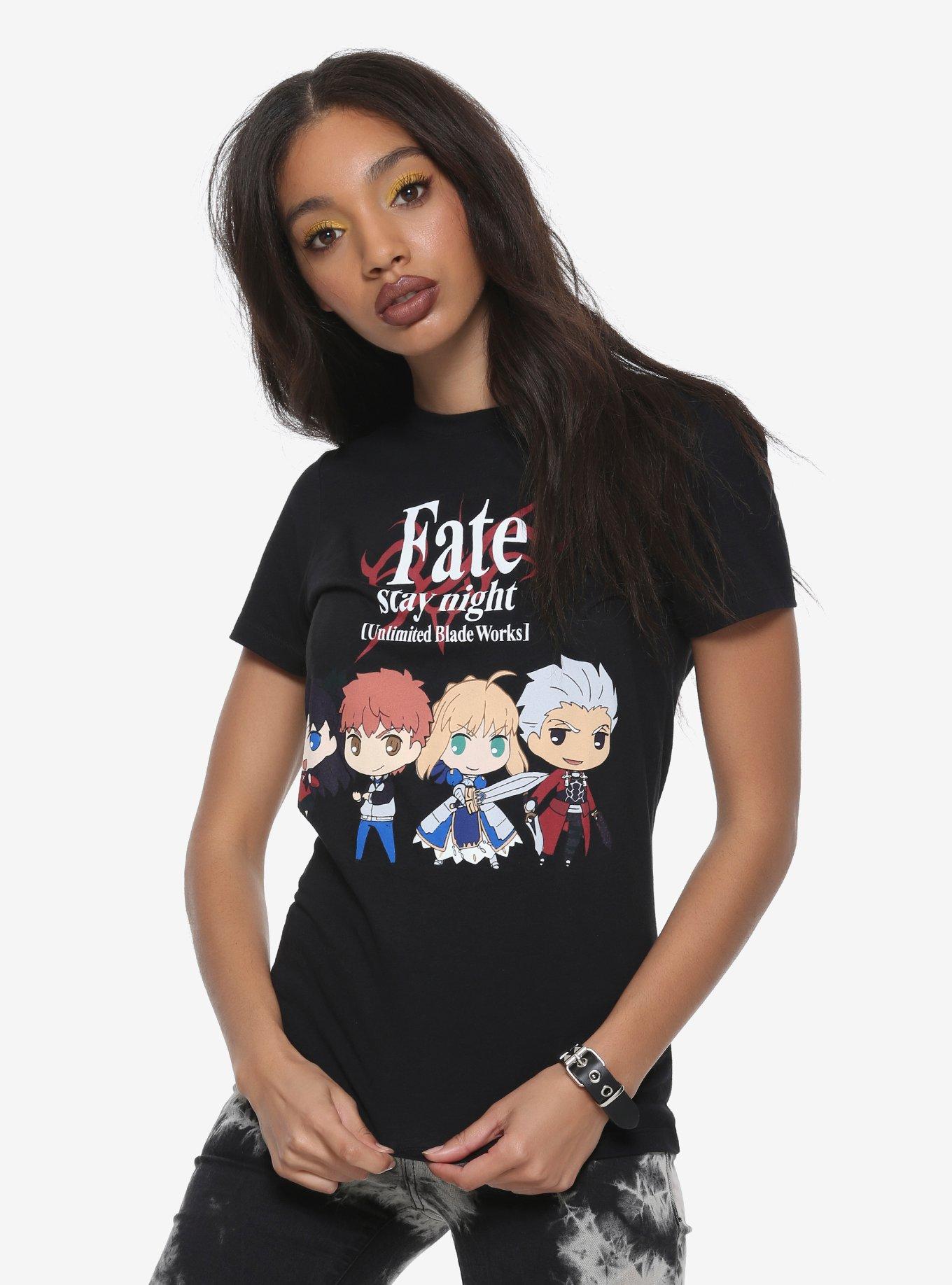 Fate/Stay Night [Unlimited Blade Works] Chibi Girls T-Shirt, MULTICOLOR, hi-res
