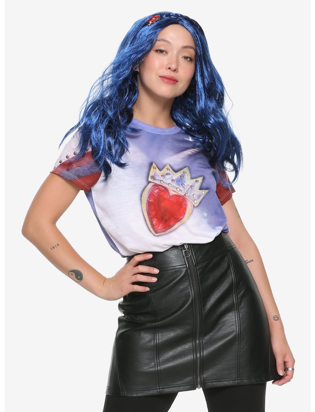Disney Descendants 2 Evie Cosplay Girls T-Shirt, BLUE, hi-res