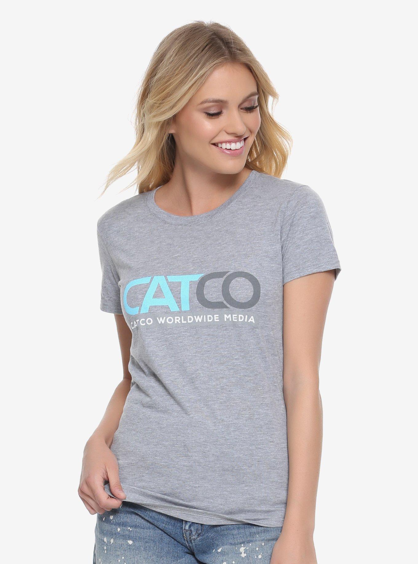 DC Comics Supergirl Catco Womens Tee - BoxLunch Exclusive, GREY, hi-res