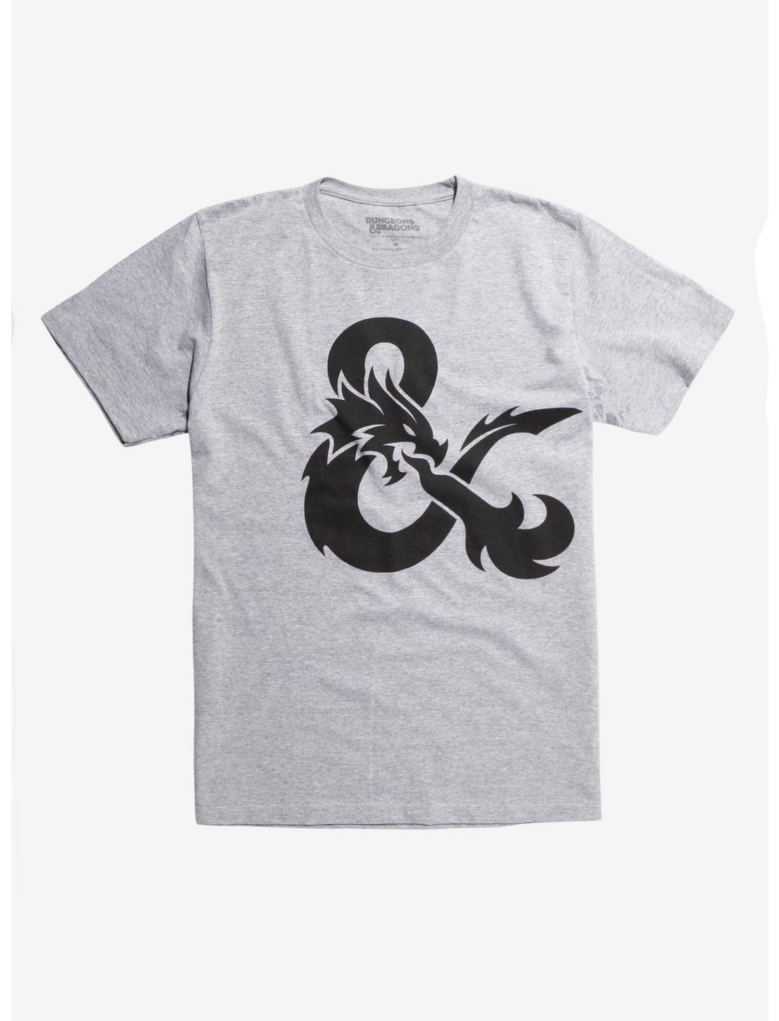 Dungeons & Dragons Ampersand Logo T-Shirt, BLACK, hi-res