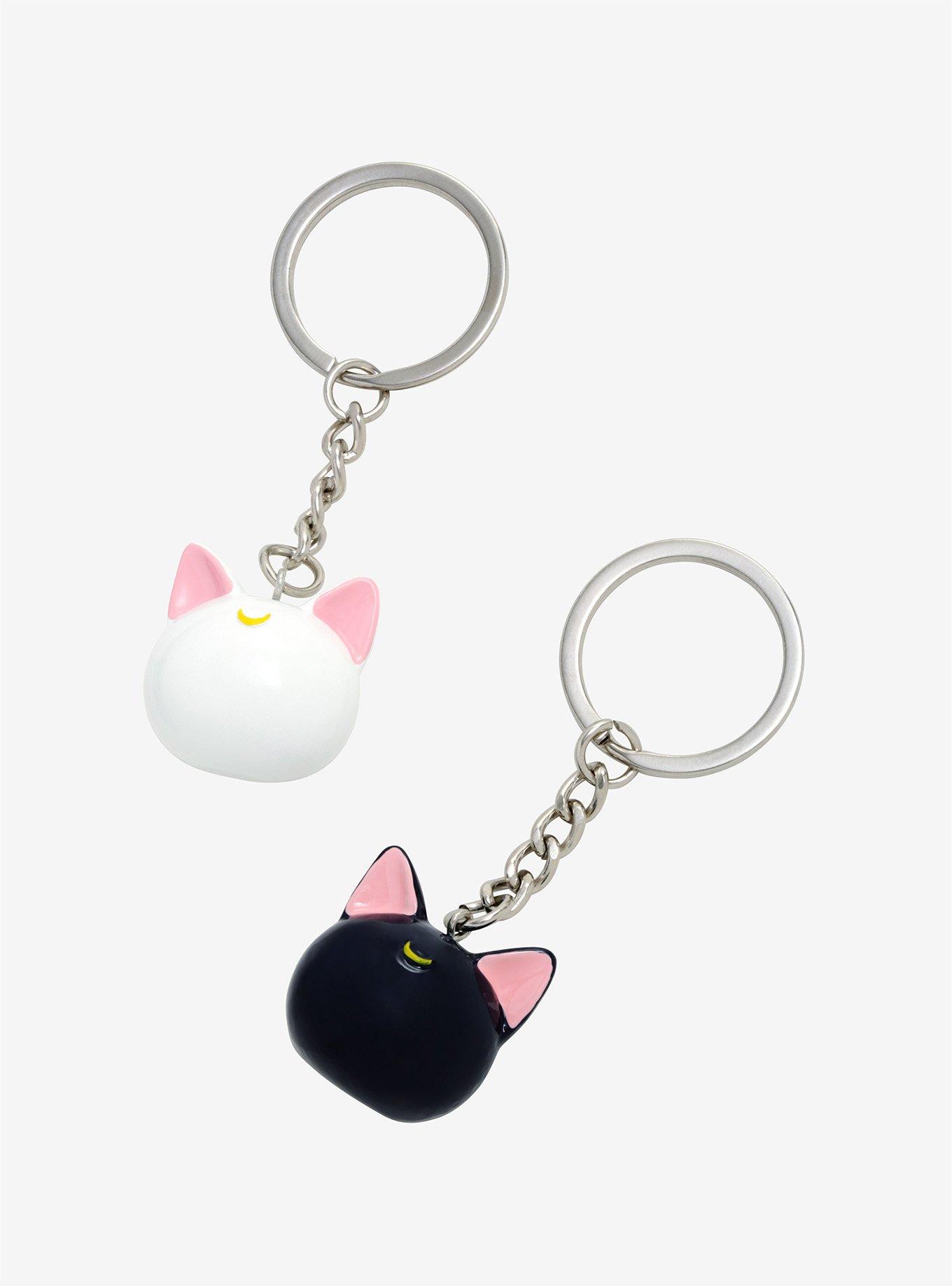 Sailor Moon Luna & Artemis Key Chain Set, , hi-res