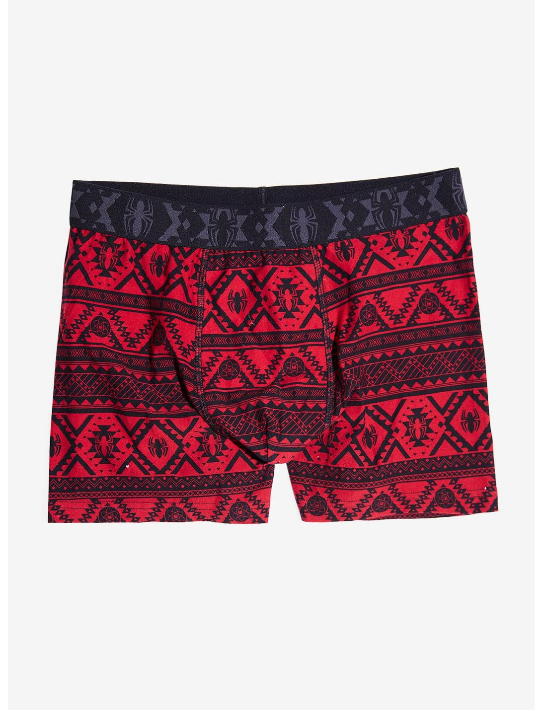 Marvel Spider-Man Boxer Briefs - BoxLunch Exclusive, RED, hi-res