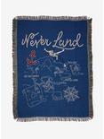 Disney Peter Pan Never Land Map Tapestry Throw Blanket, , hi-res