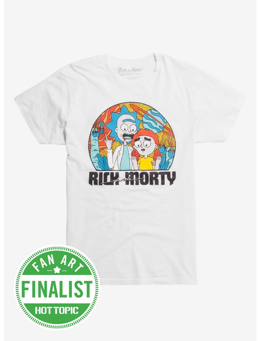 Rick And Morty Mega Seeds T-Shirt Hot Topic Exclusive, WHITE, hi-res