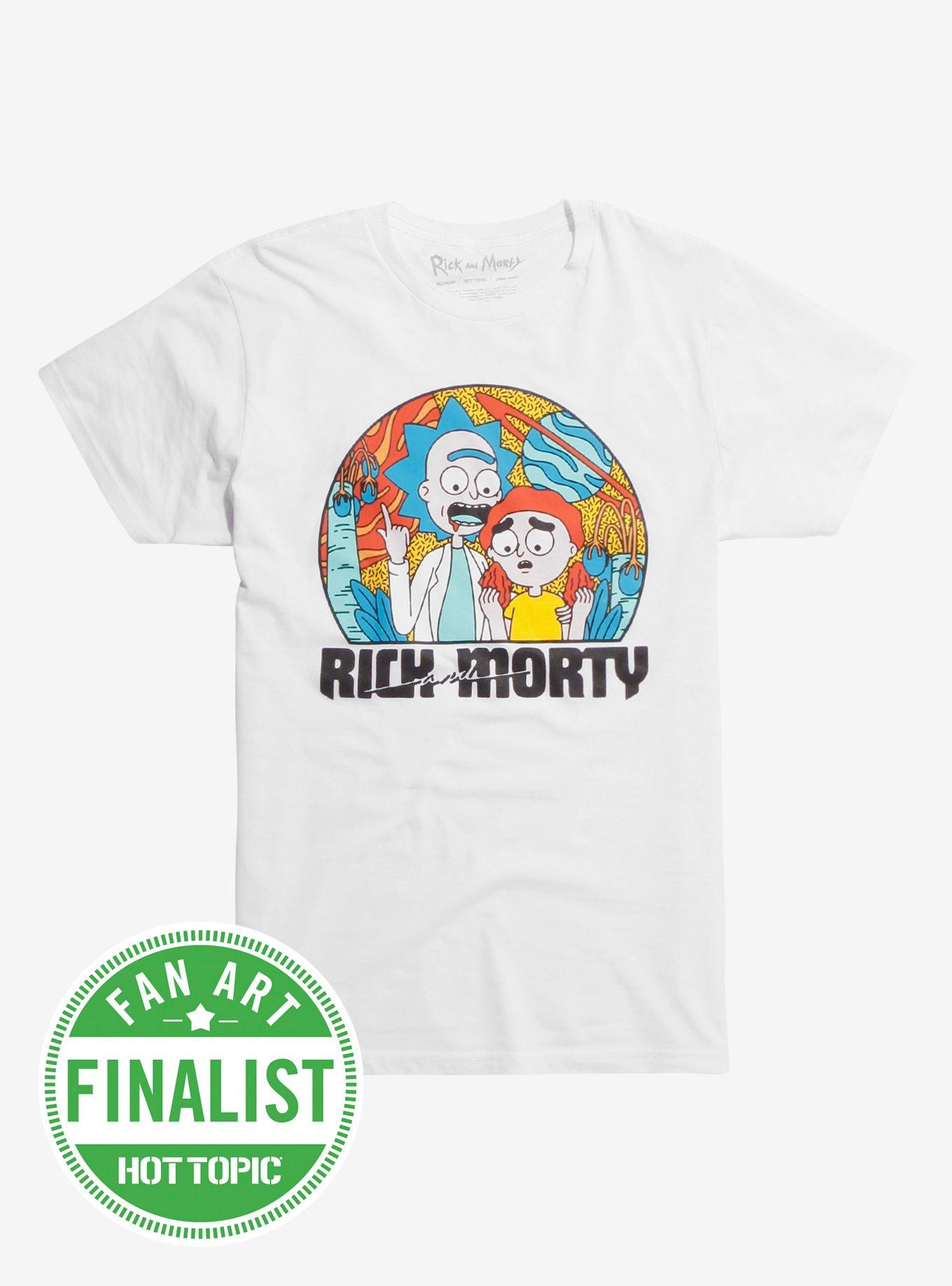 Rick And Morty Mega Seeds T-Shirt Hot Topic Exclusive, WHITE, hi-res