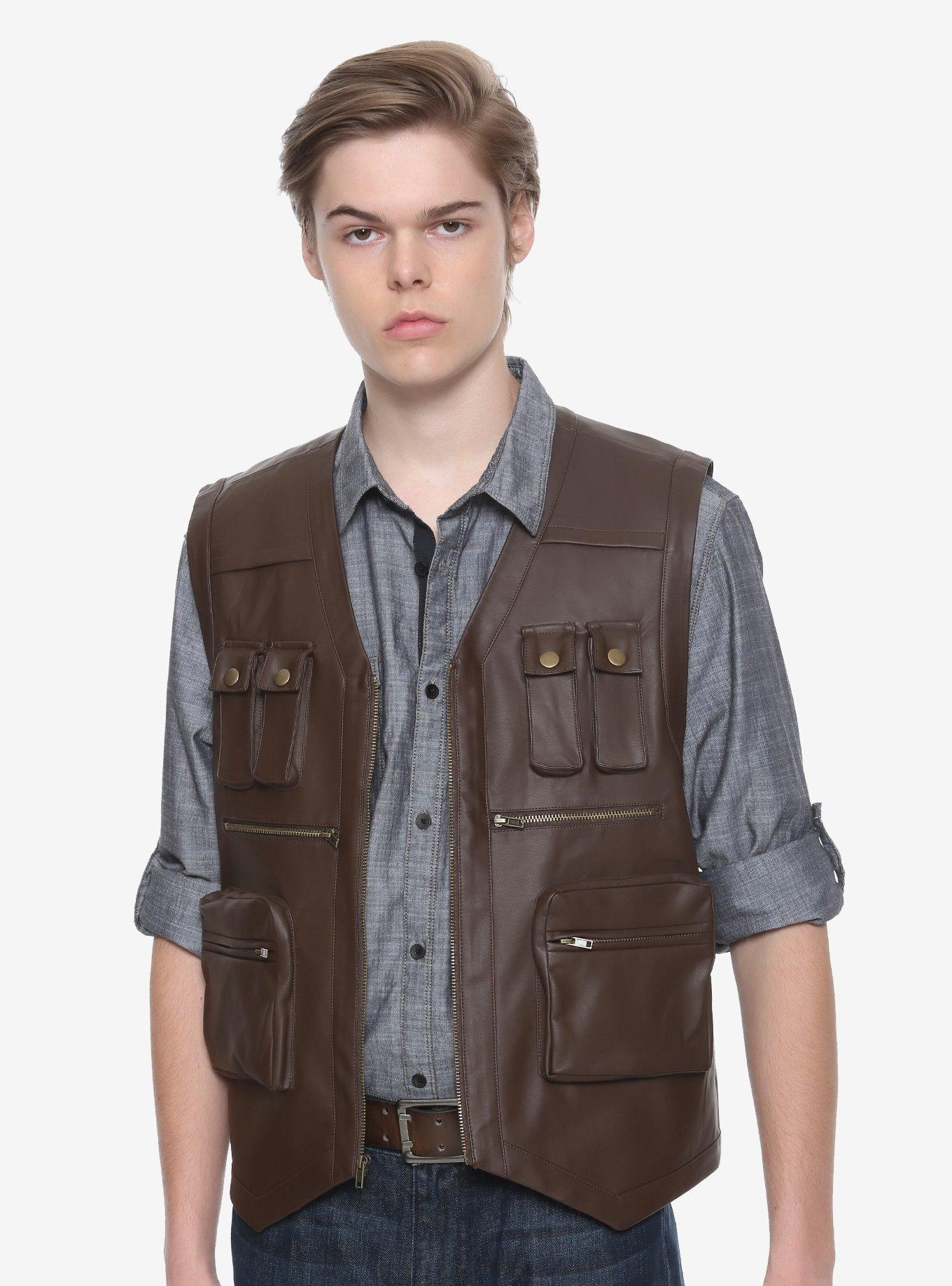 Jurassic Park Owen Grady Cosplay Vest, BLACK, hi-res