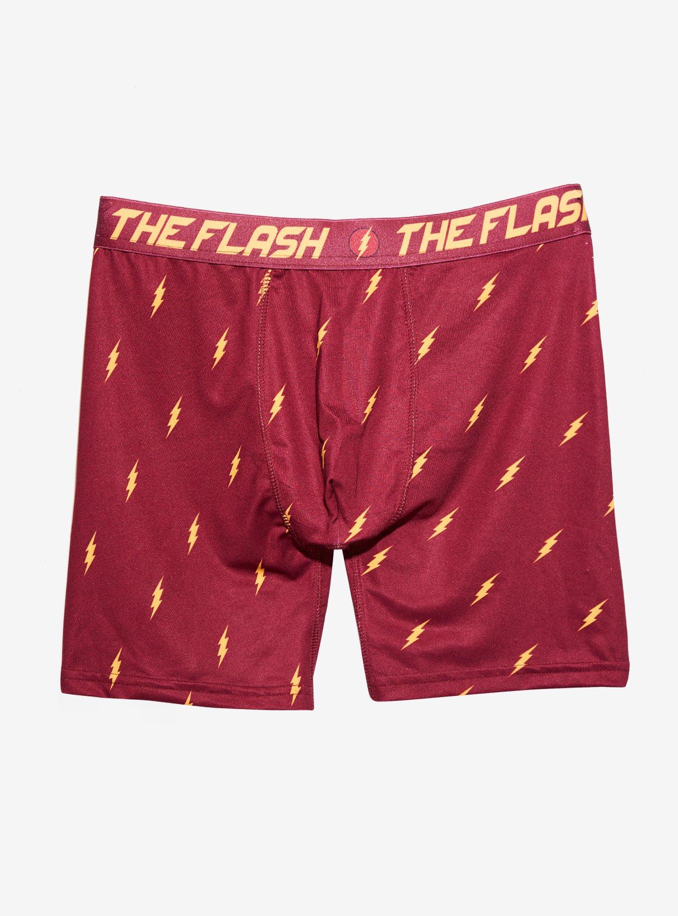 DC Comics The Flash Boxer Briefs - BoxLunch Exclusive, RED, hi-res
