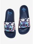 Disney Lilo & Stitch Tropical Slide Sandals - BoxLunch Exclusive, BLUE, hi-res