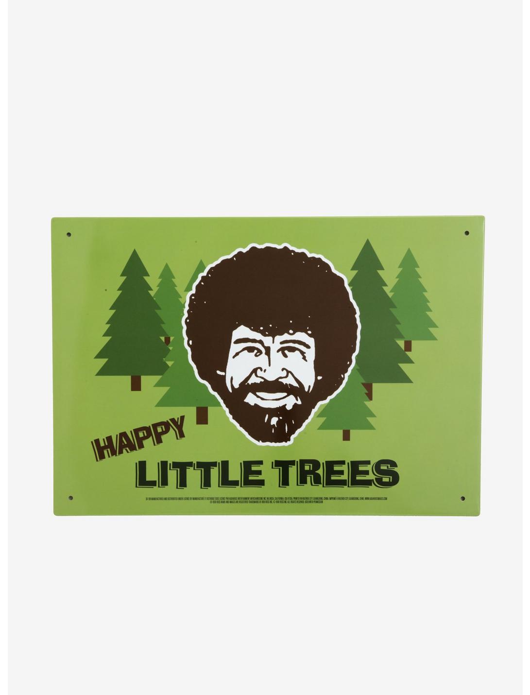 Bob Ross Happy Little Trees Tin Sign, , hi-res