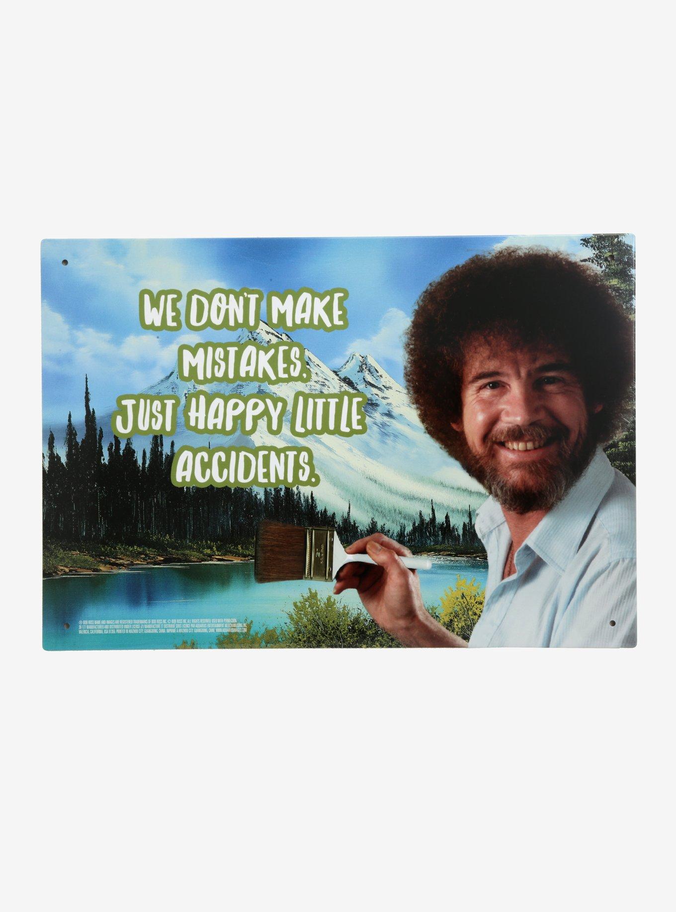 Bob Ross Happy Little Accidents Tin Sign, , hi-res