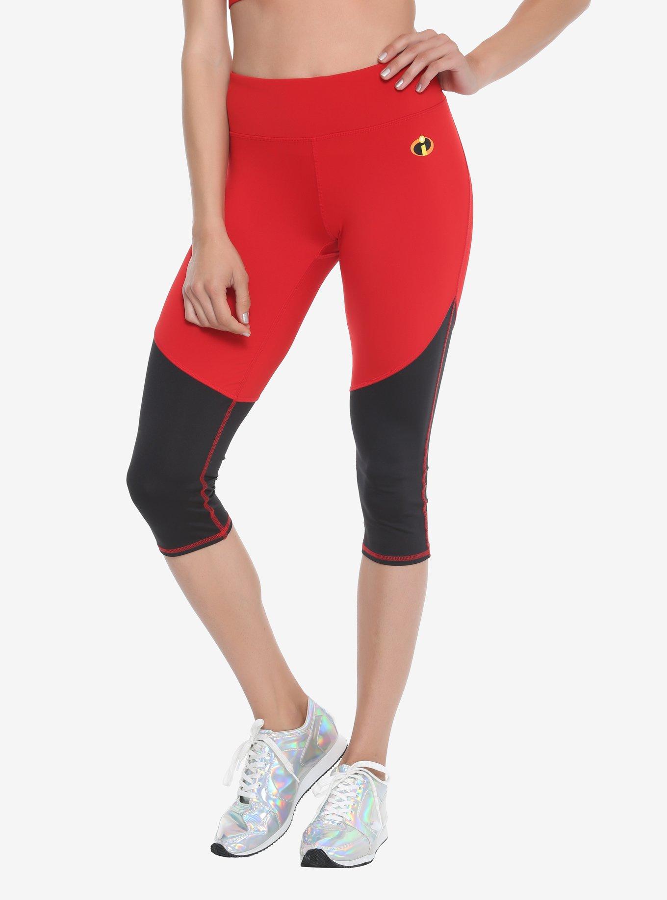 Her Universe Disney Pixar The Incredibles Active Pants, RED, hi-res