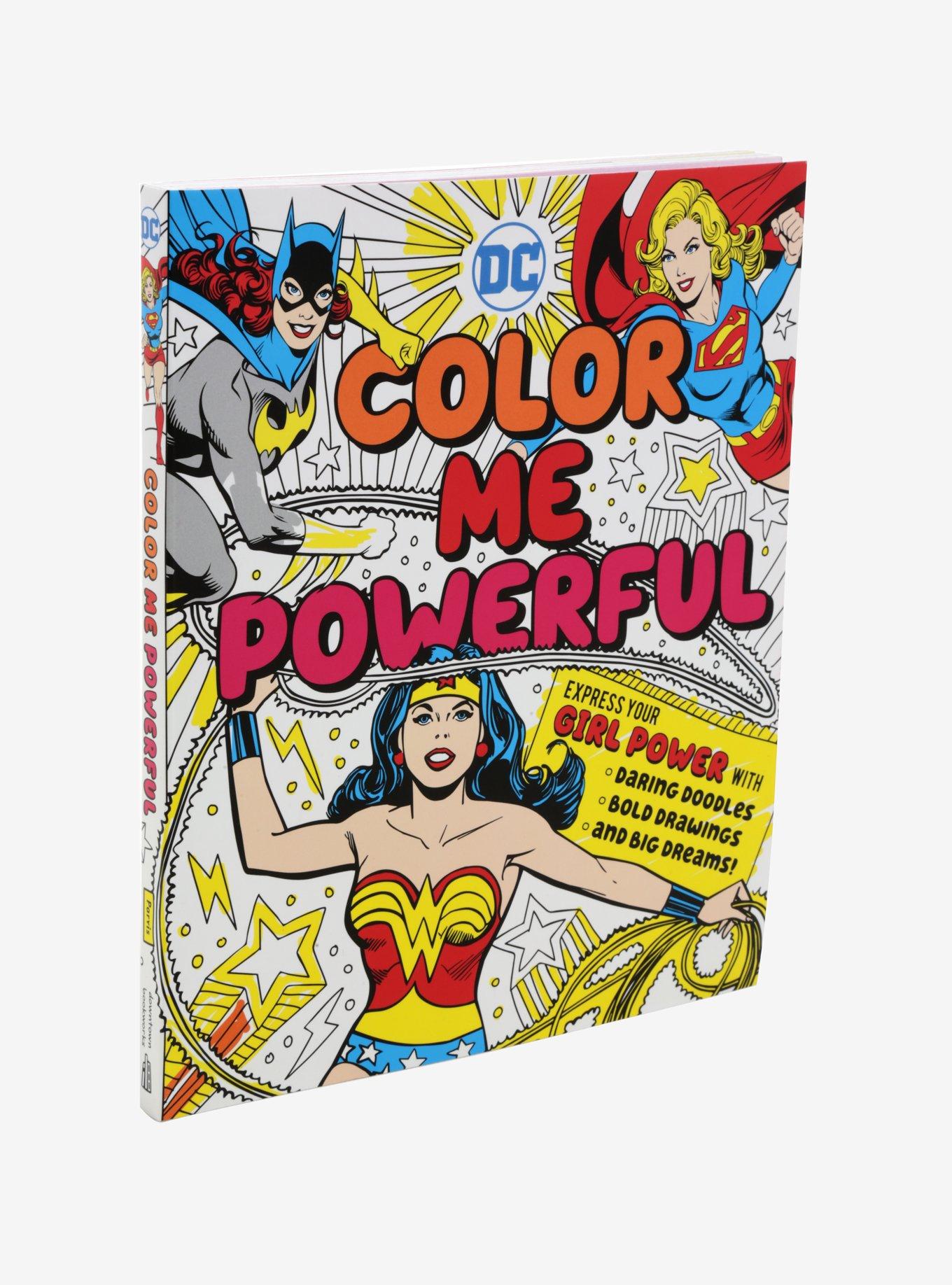DC Comics Color Me Powerful Girl Power Coloring Book, , hi-res
