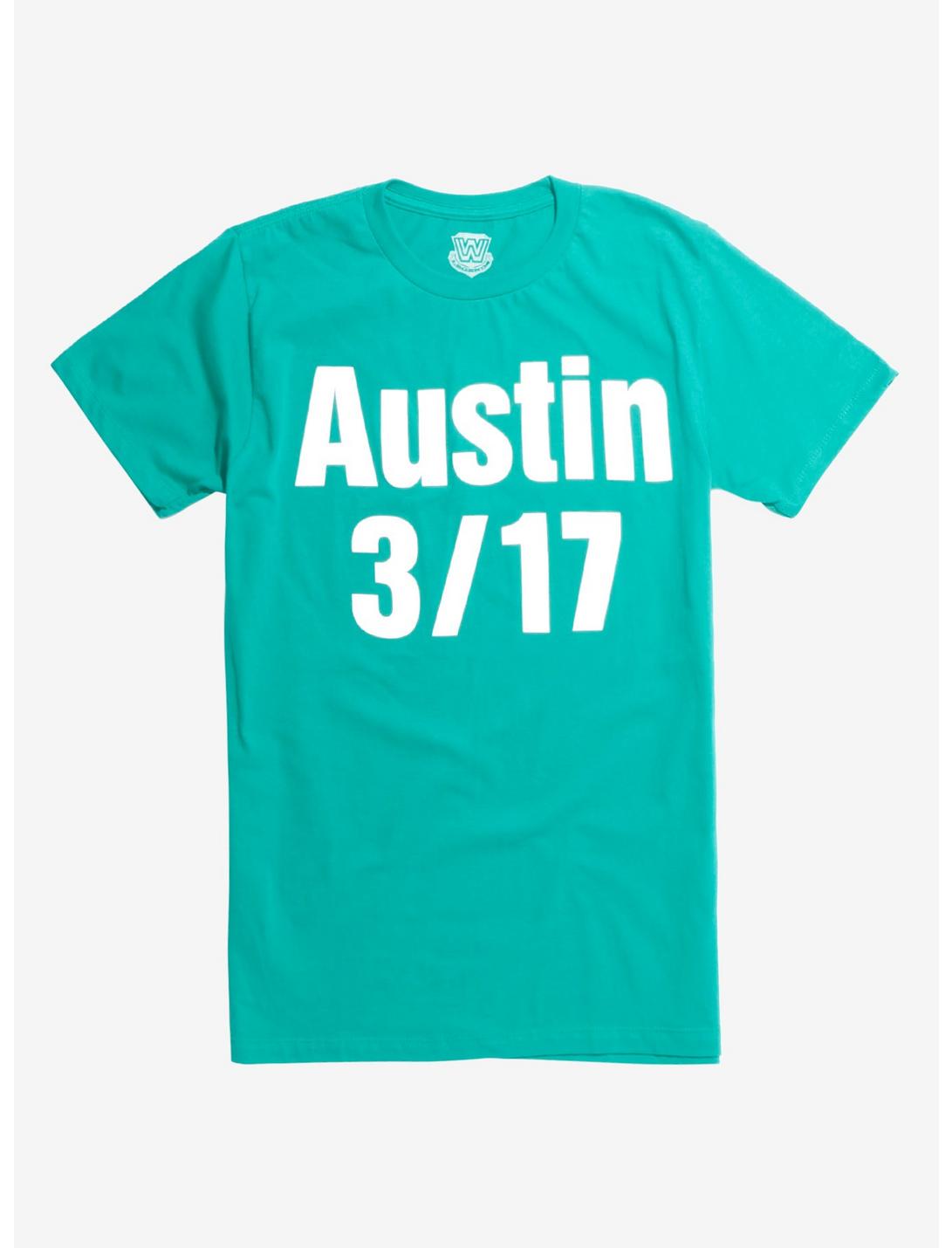 WWE Legends Stone Cold Steve Austin St. Patrick's Day T-Shirt, GREEN, hi-res