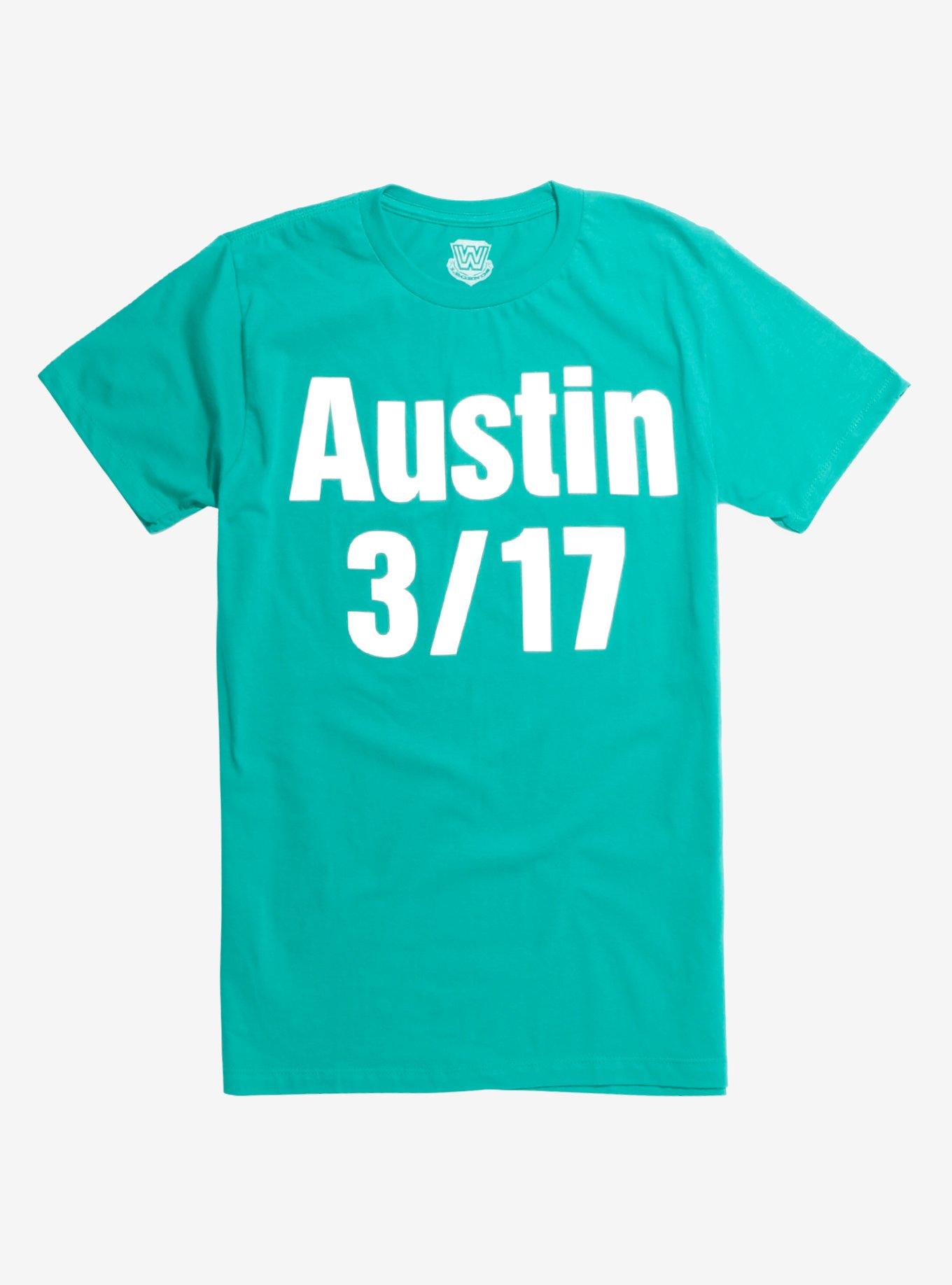 WWE Legends Stone Cold Steve Austin St. Patrick's Day T-Shirt, GREEN, hi-res