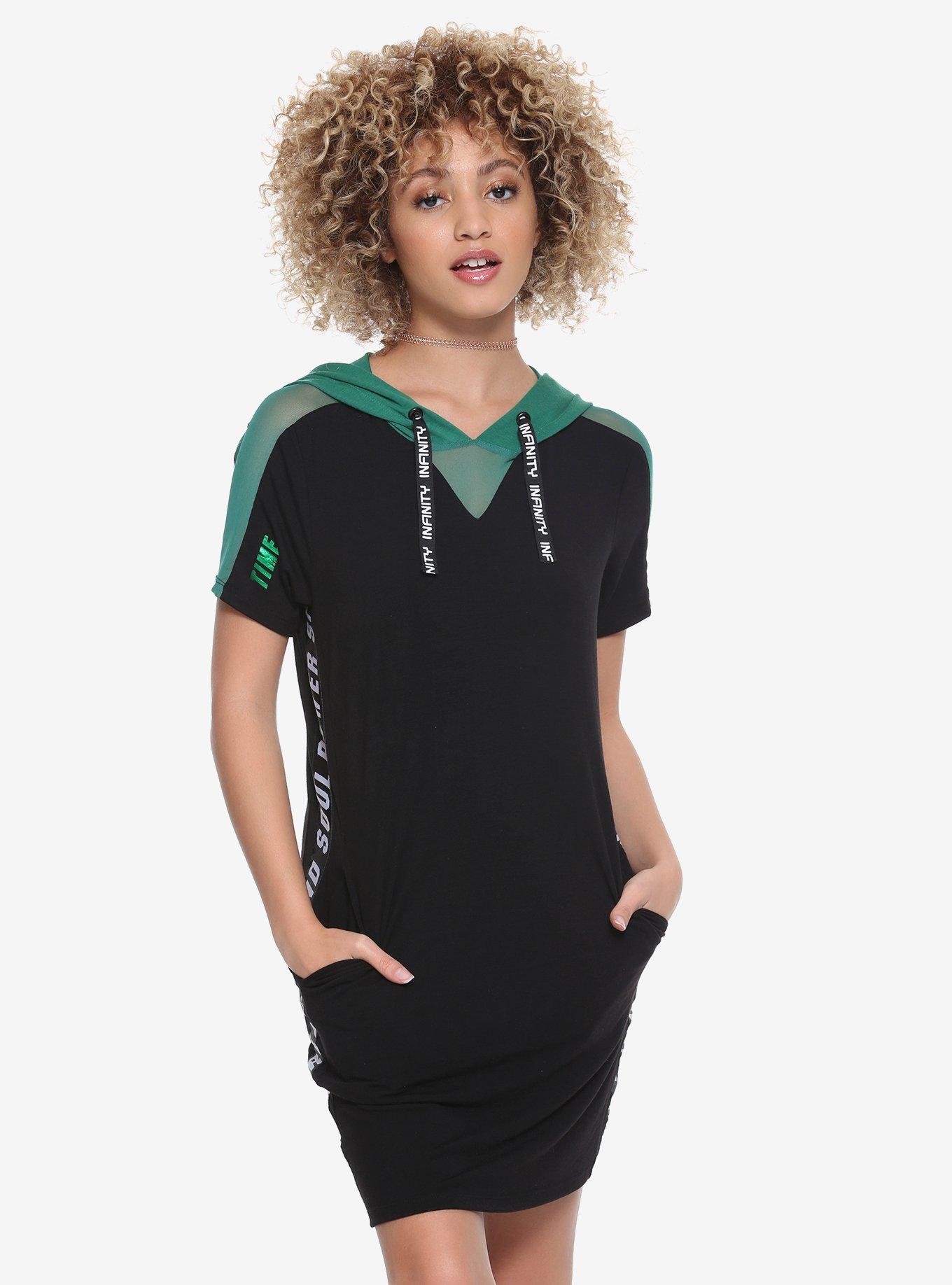 avengers t shirt dress Her Universe Marvel Avengers: Infinity War Time Stone T-Shirt Dress