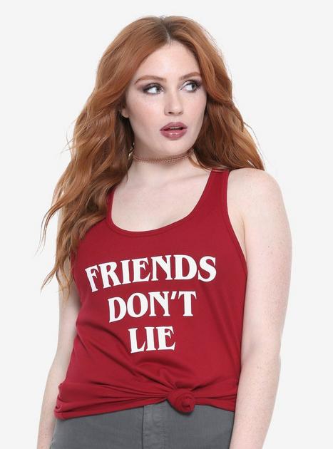 Stranger Things Friends Don't Lie Girls Tank Top | Hot Topic