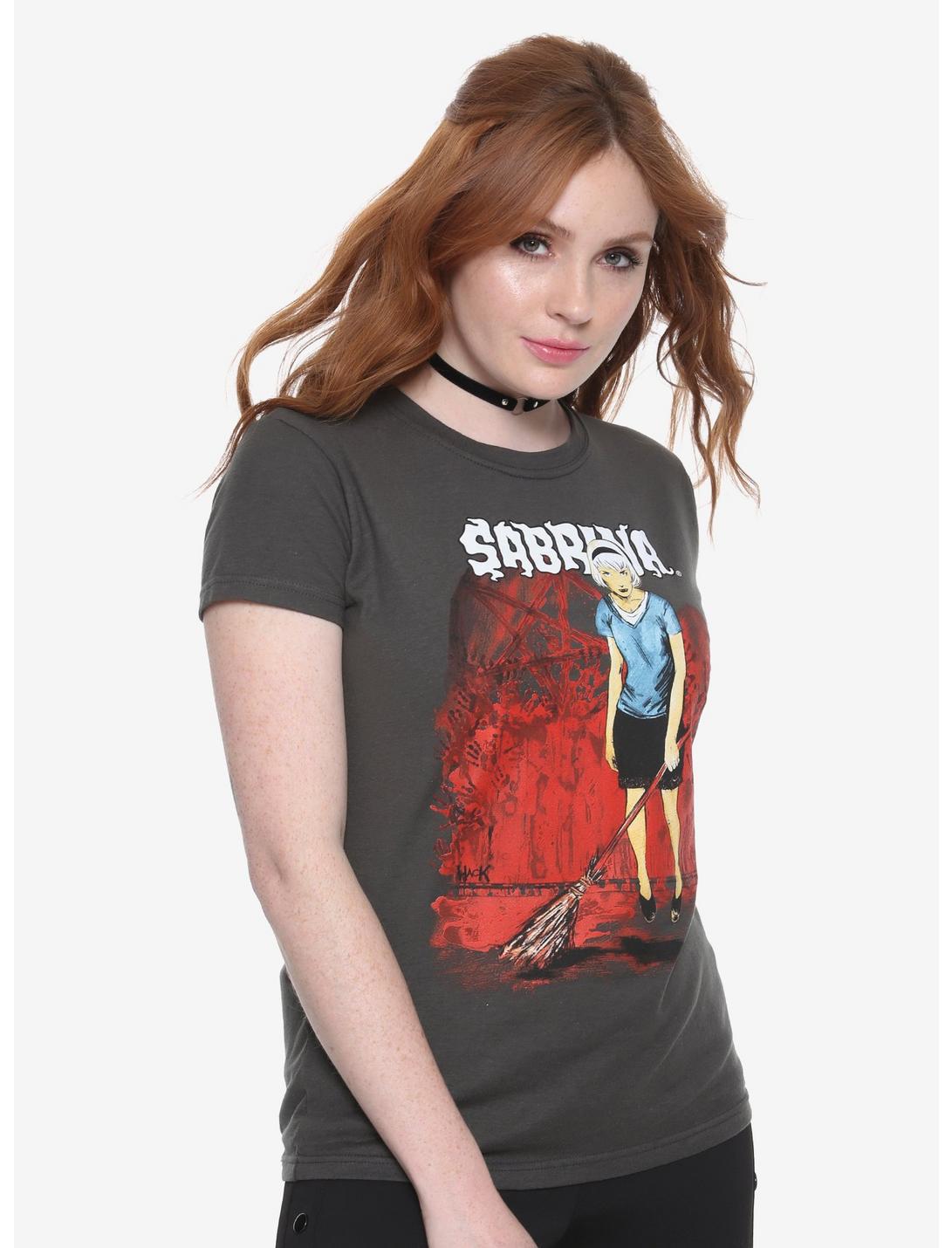 Archie Comics Chilling Adventures Of Sabrina Pentagram Girls T-Shirt, RED, hi-res