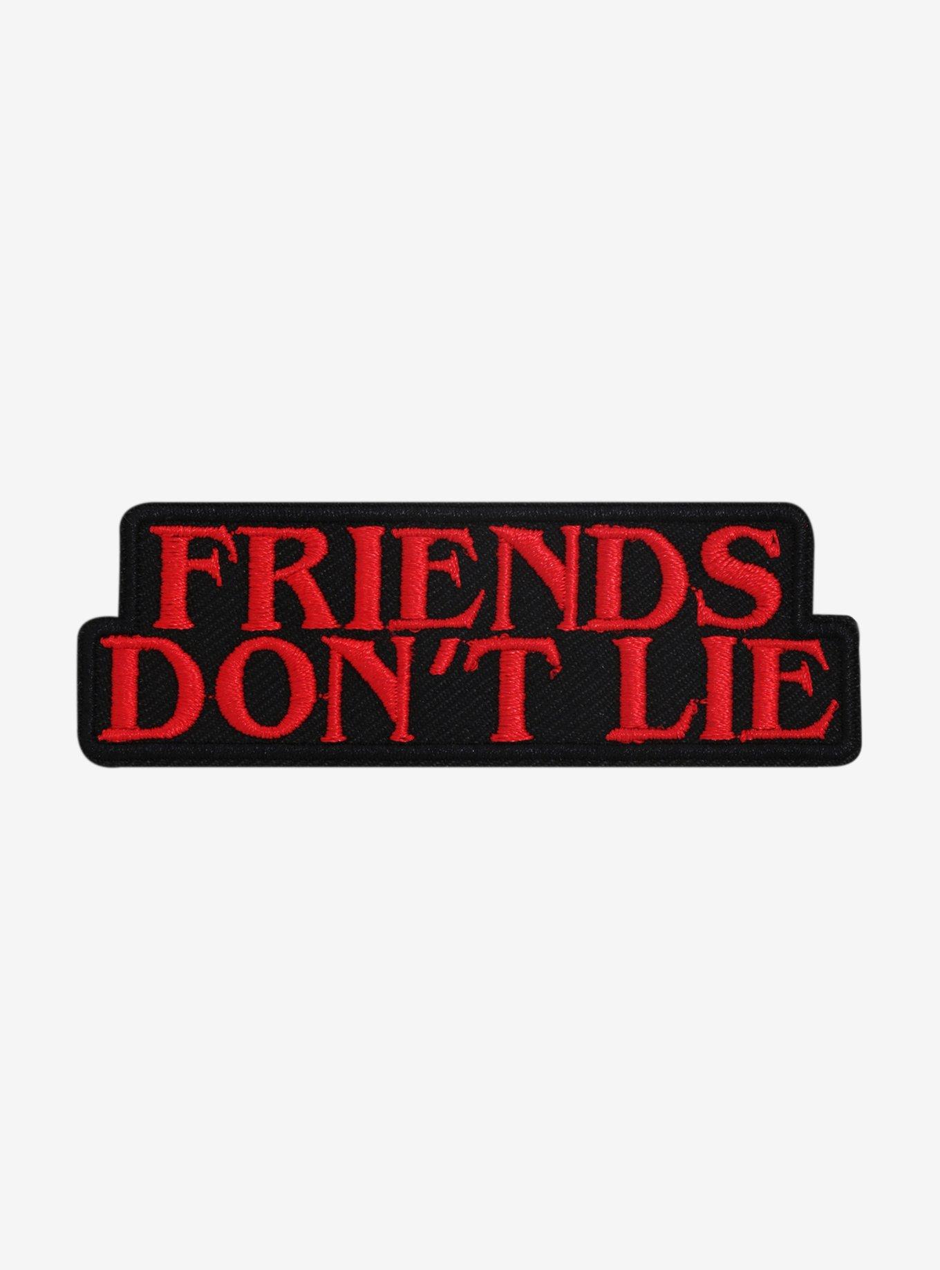 Stranger Things Friends Don't Lie Patch, , hi-res