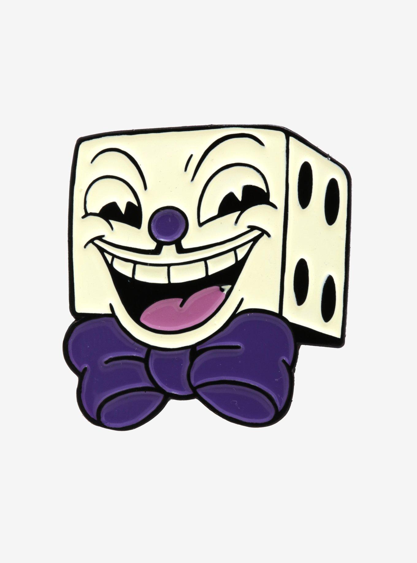 Cuphead King Dice Enamel Pin, , hi-res