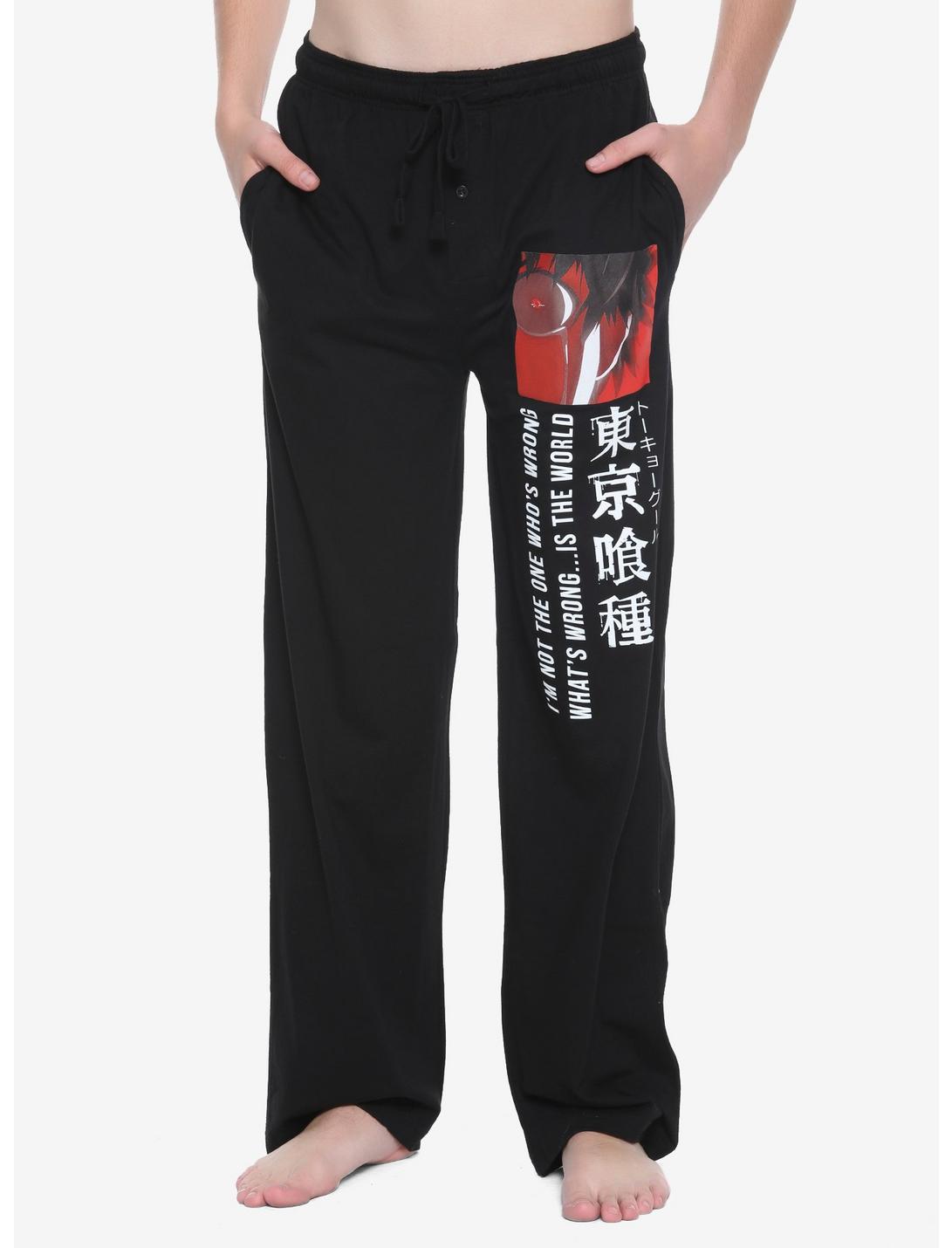 Tokyo Ghoul Not The One Guys Pajama Pants, BLACK, hi-res